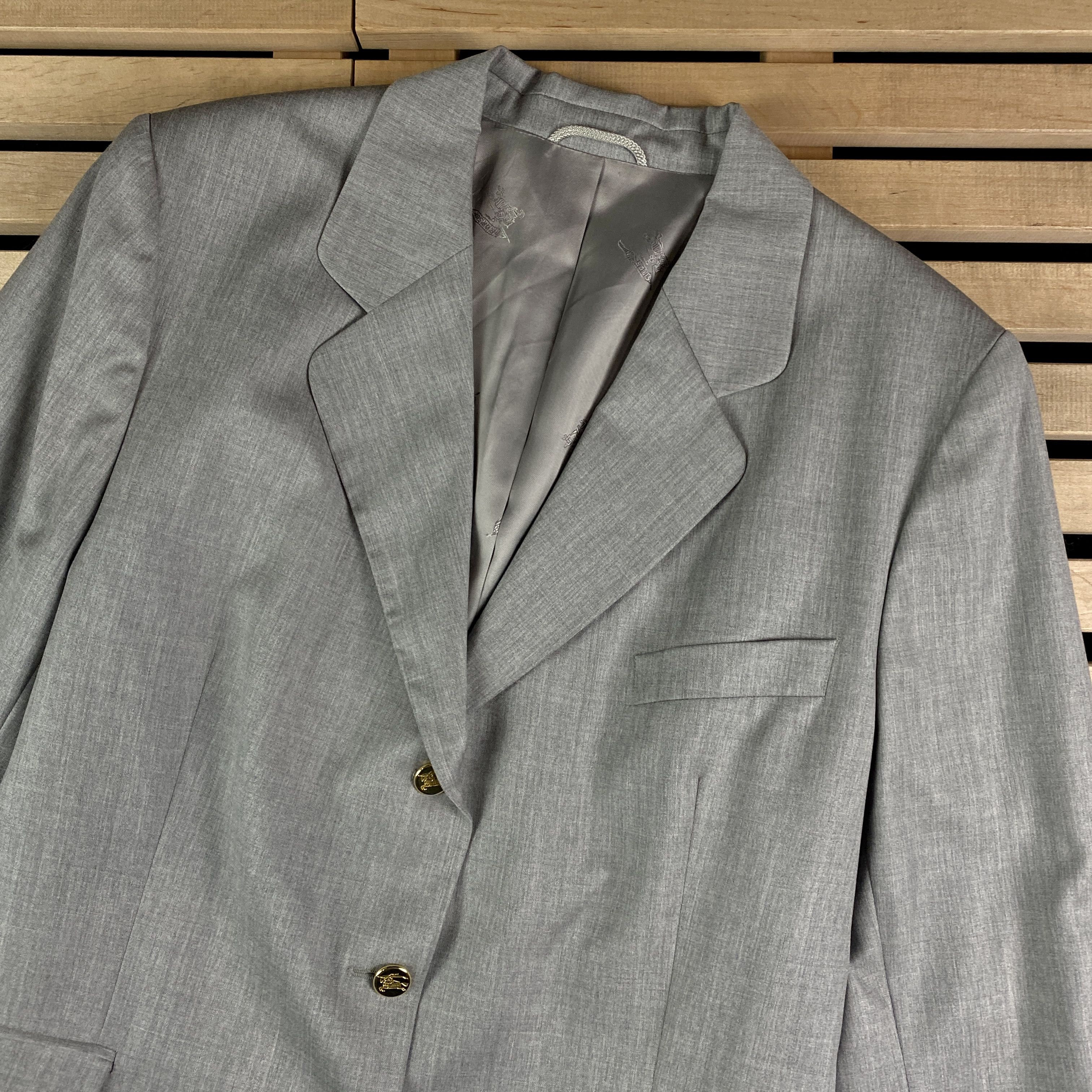 Burberry Womens Suit Blazer Skirt Burberry Vintage Size 48D Size XL / US 12-14 / IT 48-50 - 3 Thumbnail