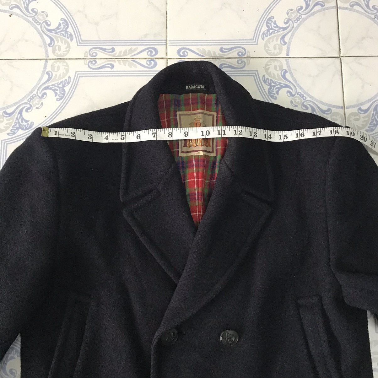 Baracuta Baracuta Blend Wool Double Breast Heavy Coat Jacket Size US M / EU 48-50 / 2 - 14 Thumbnail