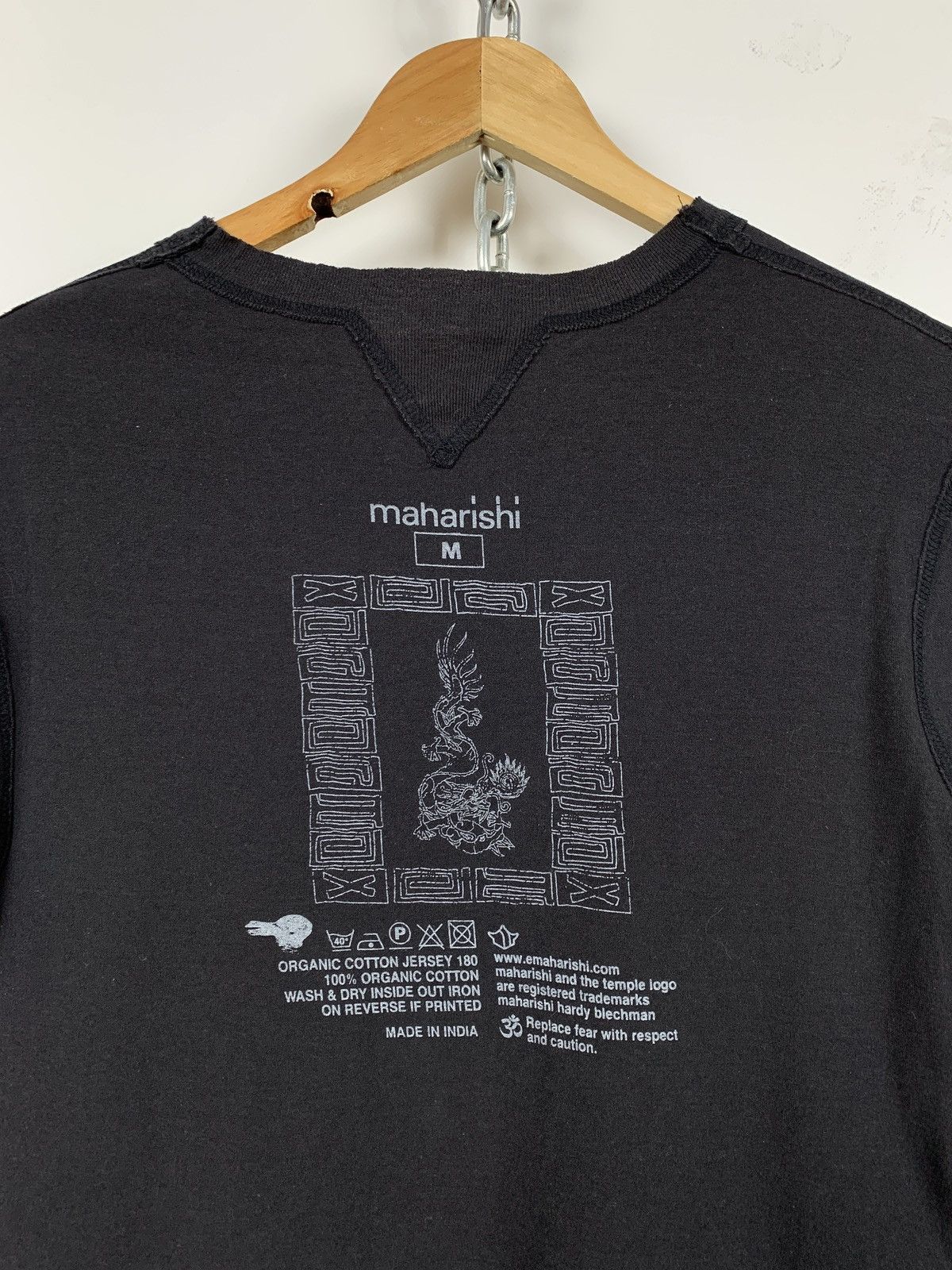 Maharishi Maharishi Japanese Dragon Black T-Shirt Size US M / EU 48-50 / 2 - 14 Thumbnail