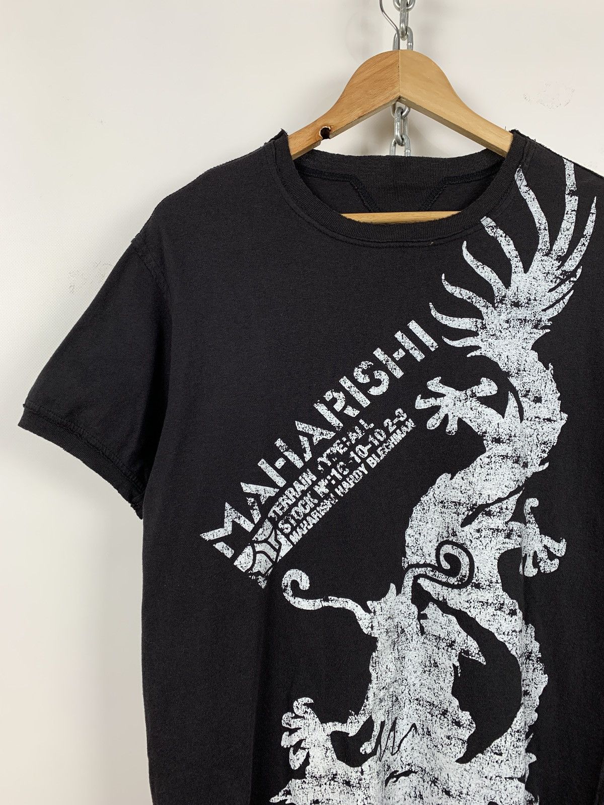 Maharishi Maharishi Japanese Dragon Black T-Shirt Size US M / EU 48-50 / 2 - 2 Thumbnail