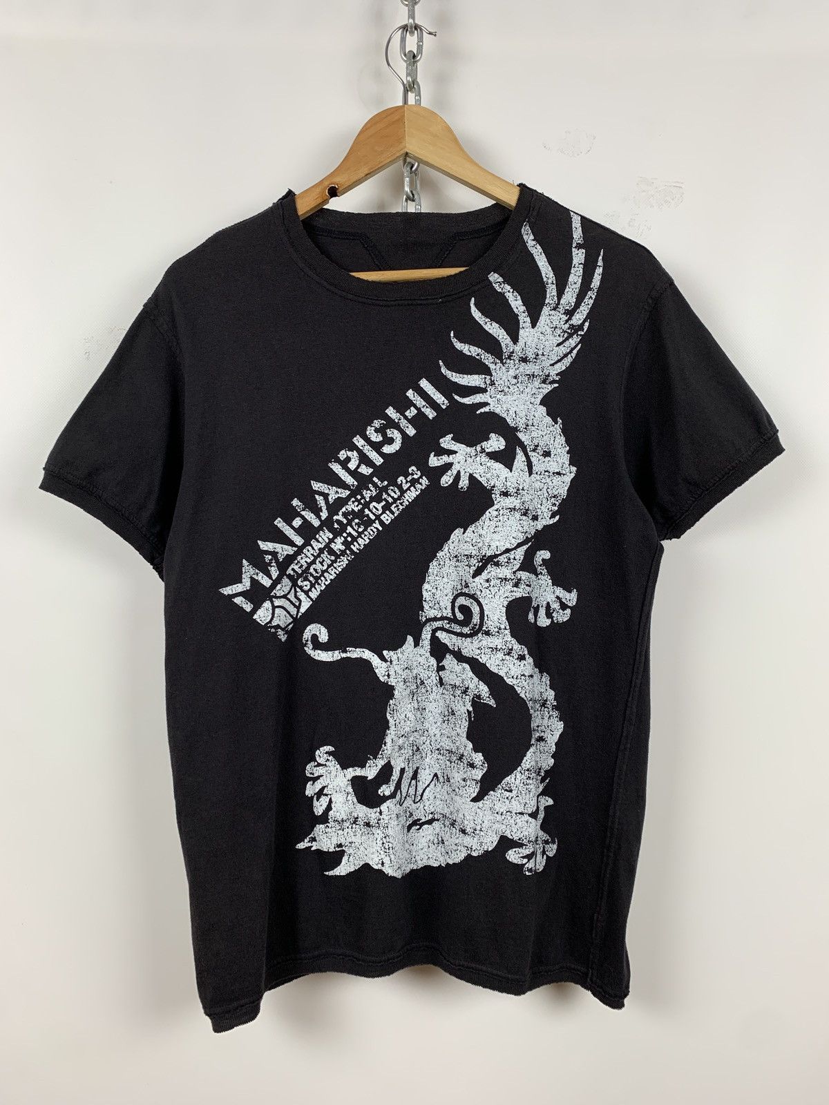 Maharishi Maharishi Japanese Dragon Black T-Shirt Size US M / EU 48-50 / 2 - 1 Thumbnail