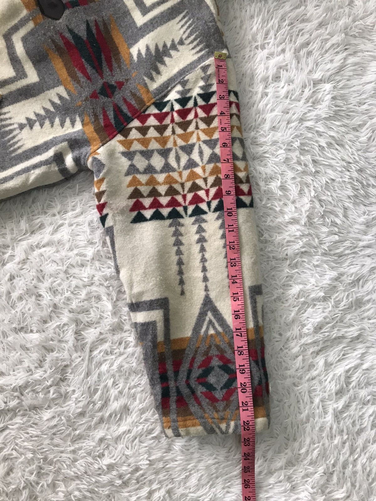 Japanese Brand × Native 💥Cozy Native Navajo Style Duffle Coat Hoodie B Spare Size US L / EU 52-54 / 3 - 21 Thumbnail