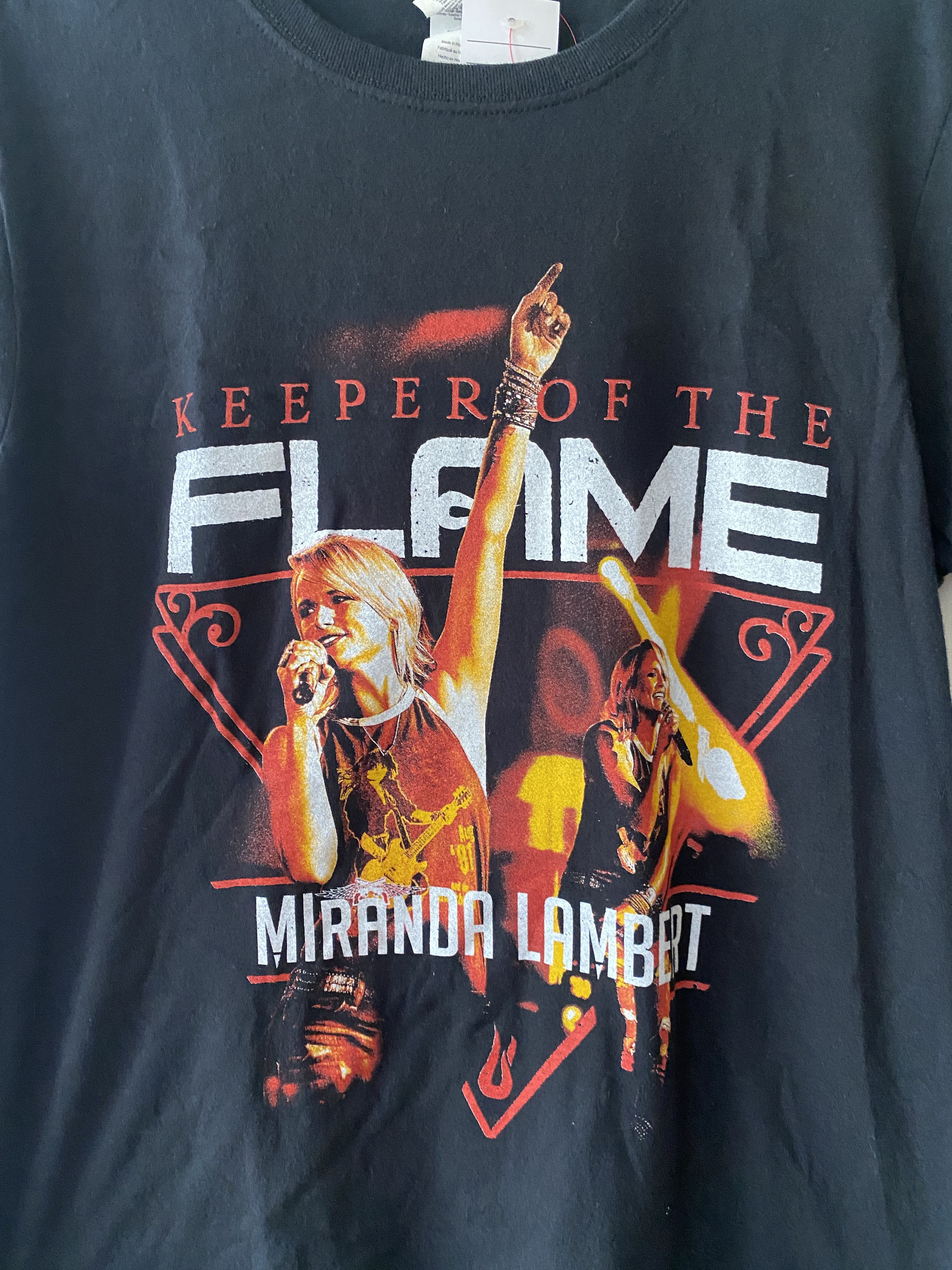 Band Tees MIRANDA LAMBERT 'KEEPER OF THE FLAME' TOUR T SHIRT Size US M / EU 48-50 / 2 - 2 Thumbnail