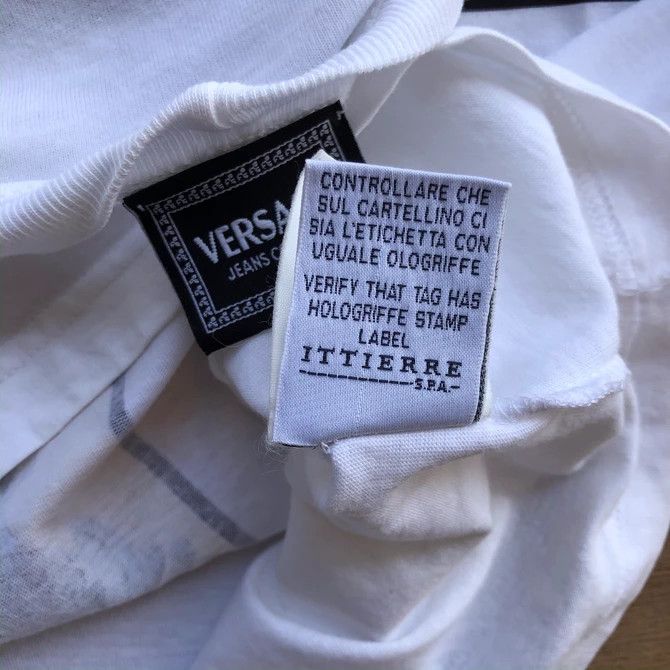 Versace × Versace Jeans Couture × Vintage Versace Jean Couture Tshirt Vtg Size US M / EU 48-50 / 2 - 2 Thumbnail