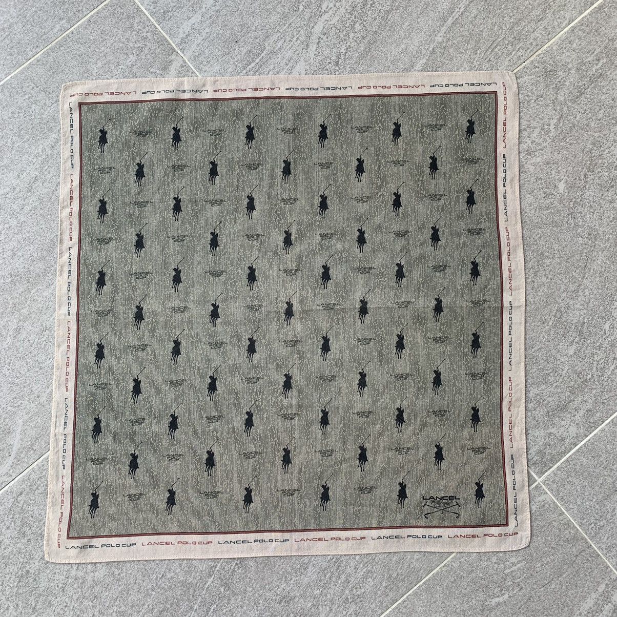 Designer × Lancel LANCEL POLO CUP handkerchief bandana handky neckerchief Size ONE SIZE - 6 Thumbnail