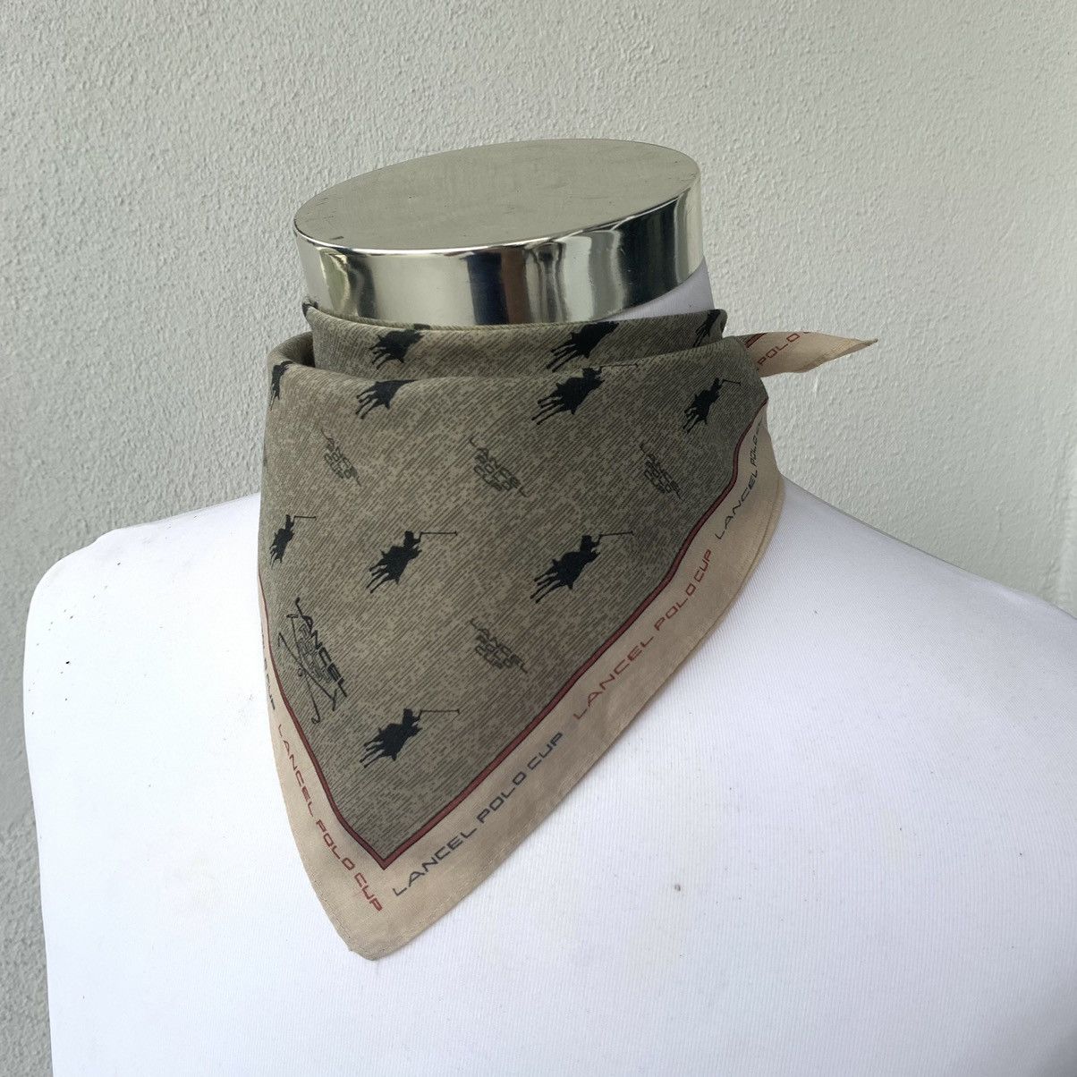Designer × Lancel LANCEL POLO CUP handkerchief bandana handky neckerchief Size ONE SIZE - 3 Thumbnail