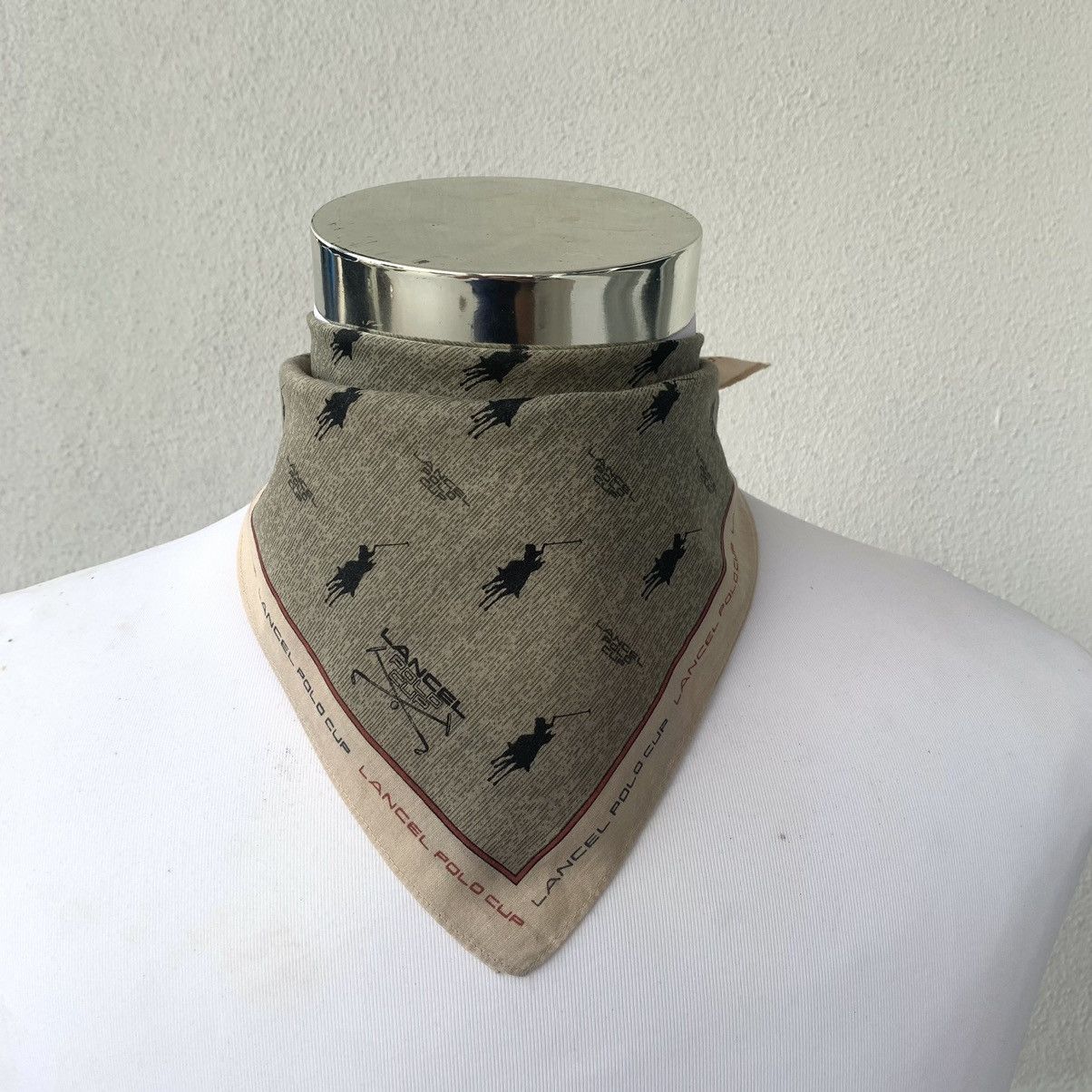 Designer × Lancel LANCEL POLO CUP handkerchief bandana handky neckerchief Size ONE SIZE - 1 Thumbnail