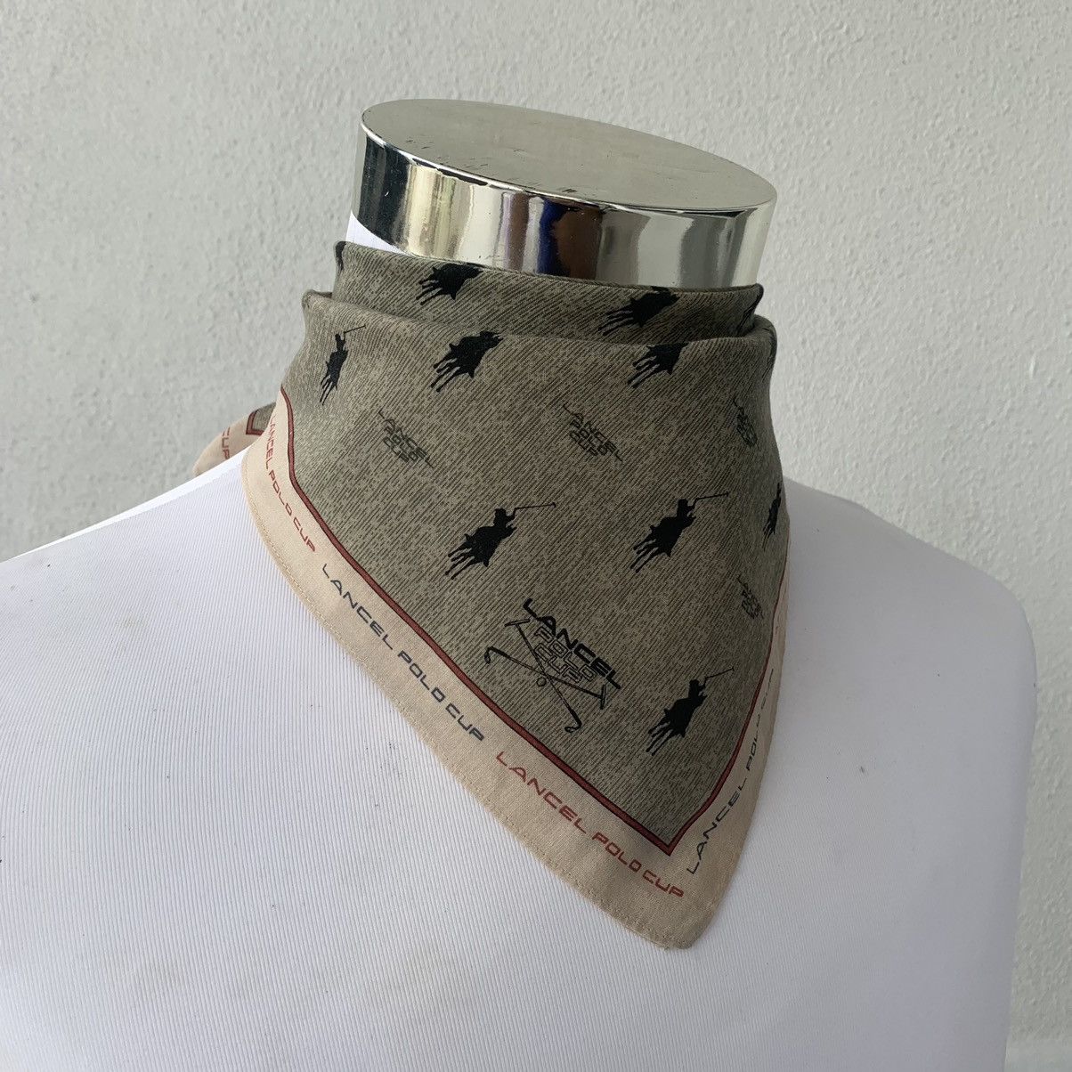 Designer × Lancel LANCEL POLO CUP handkerchief bandana handky neckerchief Size ONE SIZE - 2 Thumbnail