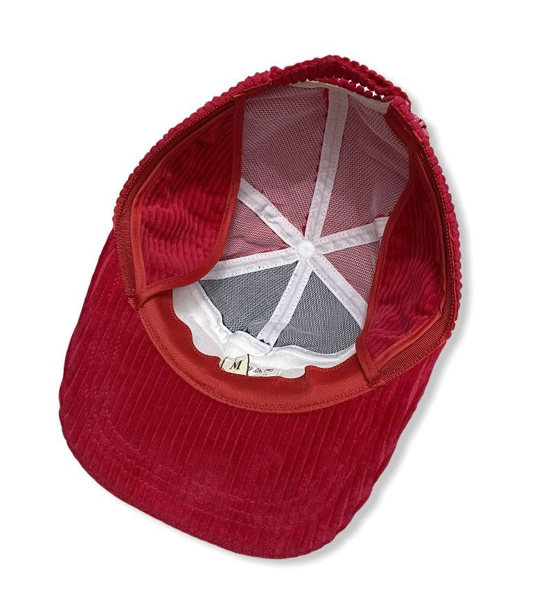 Japanese Brand 90’s WHITEFIELD RACING TRAINING Ear Flap Corduroy Hat Size ONE SIZE - 5 Thumbnail