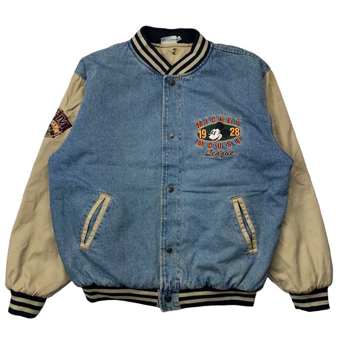Disney 🎄 SALE 🎄 Vintage 90s disney mickey mouse varsity jacket | Grailed