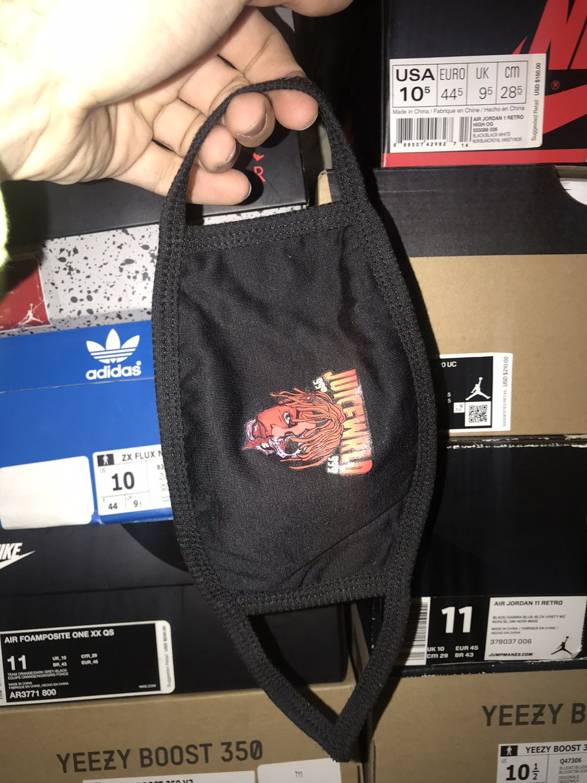 999 Club Juice Wrld 999 Facemask Size ONE SIZE - 1 Thumbnail