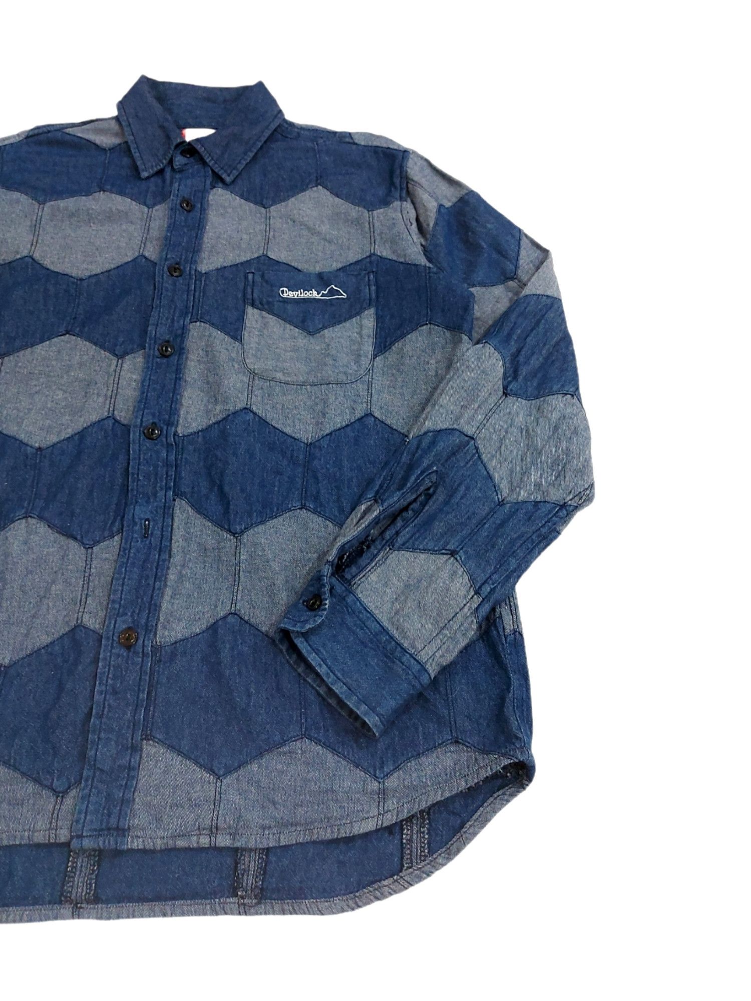 Devilock Rare!Devilock Japanese Brand Avantgarde Cut & Sewn Honeycomb Size US L / EU 52-54 / 3 - 5 Thumbnail