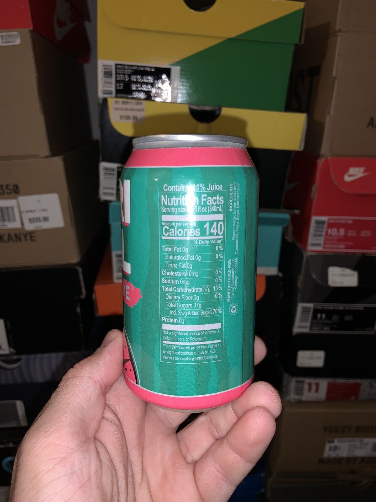 Lyrical Lemonade Lyrical Lemonade Watermelon Empty Can Size ONE SIZE - 3 Thumbnail