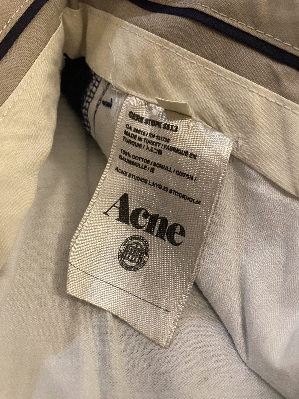Acne Studios SS13 Acne Studios Gere Stripe Lampasas Denim Pants Size US 30 / EU 46 - 9 Thumbnail