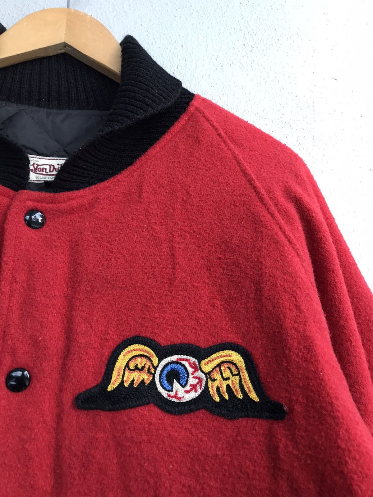 Japanese Brand × Vintage × Von Dutch Vintage Von Dutch Wool Jacket Size US L / EU 52-54 / 3 - 5 Thumbnail