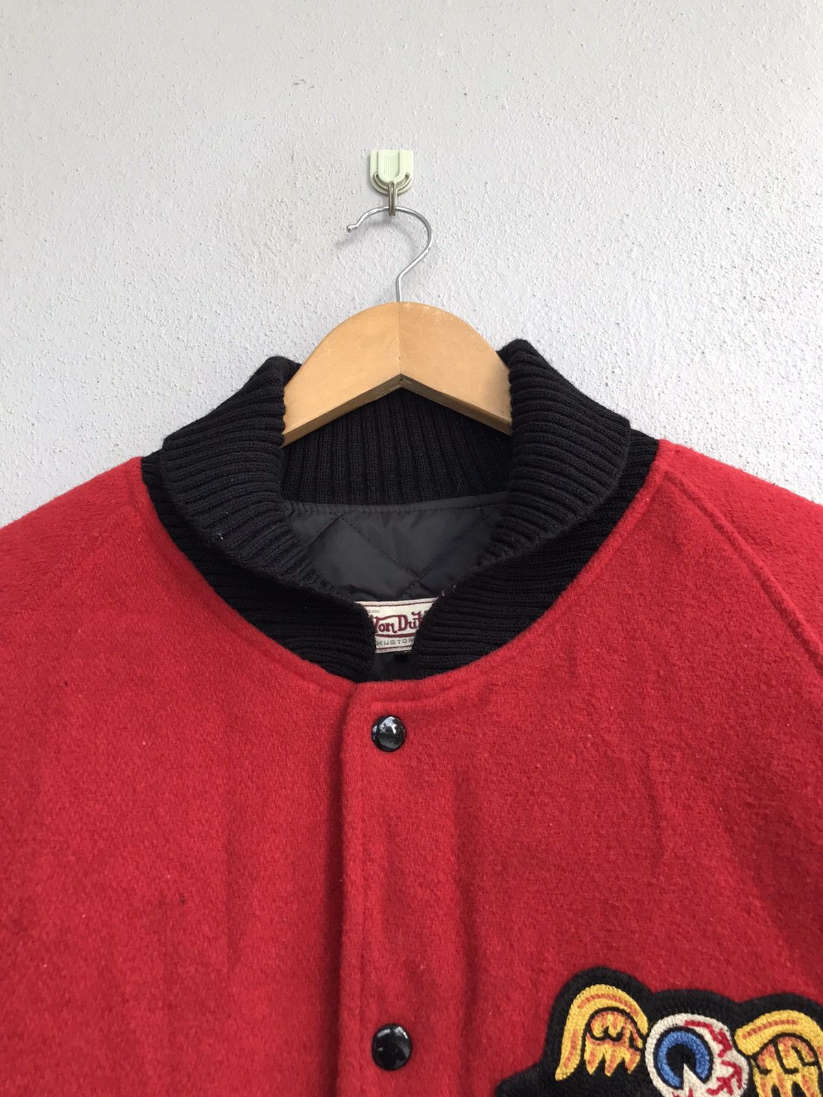 Japanese Brand × Vintage × Von Dutch Vintage Von Dutch Wool Jacket Size US L / EU 52-54 / 3 - 2 Thumbnail