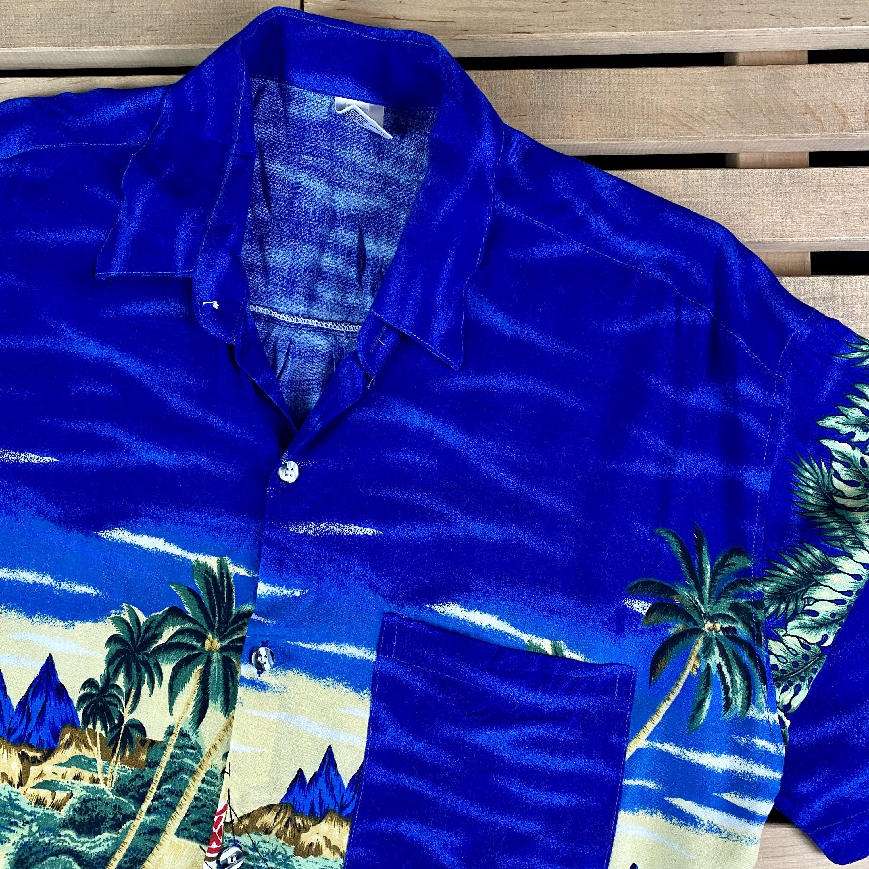Vintage Mens Hawaiian Crazy Shirt Size XL Size US XL / EU 56 / 4 - 2 Thumbnail