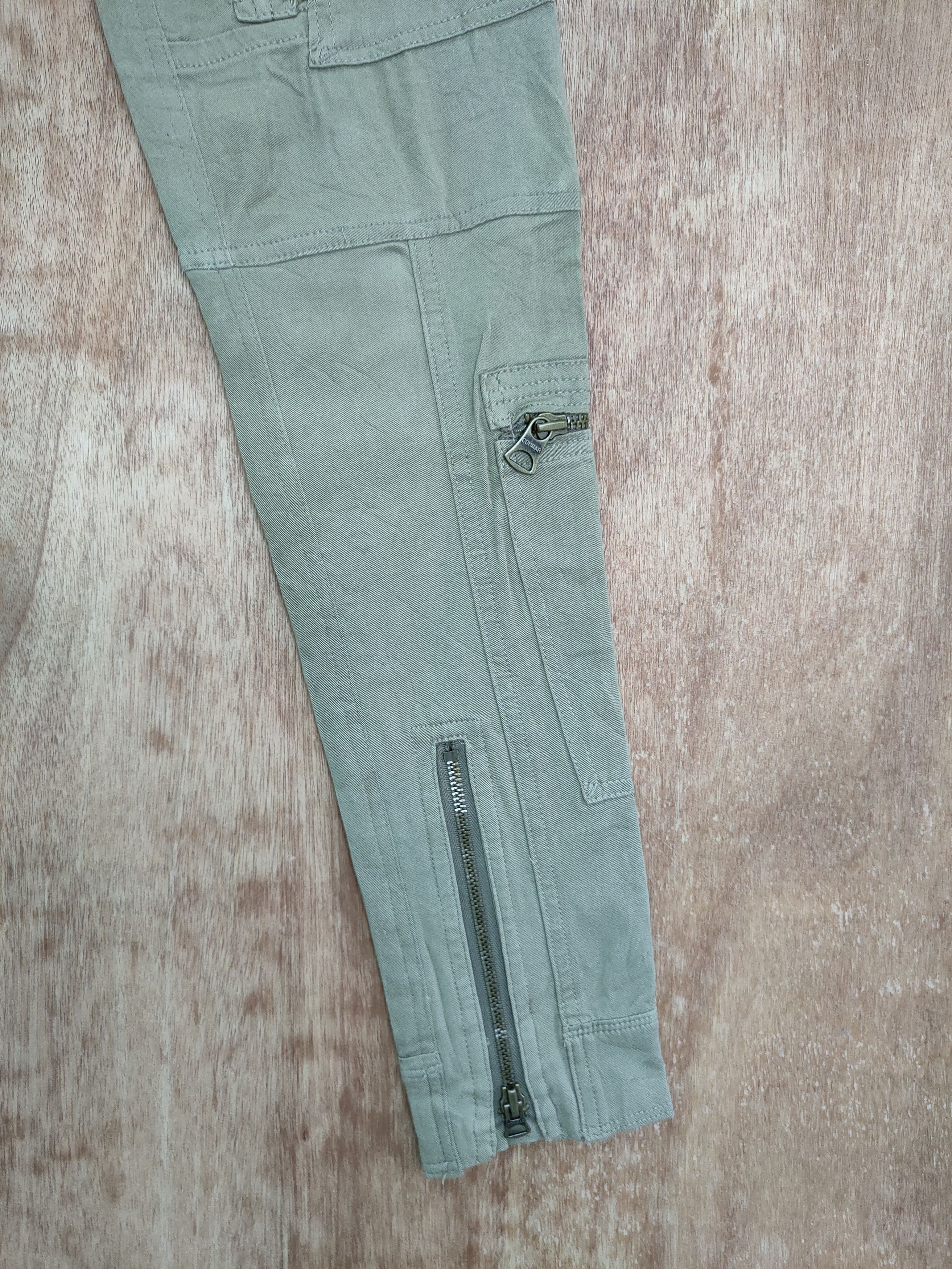 Polo Ralph Lauren DL Ralph Lauren zipper multipocket tactical cargo pants #189 Size 26" / US 2 / IT 38 - 2 Thumbnail