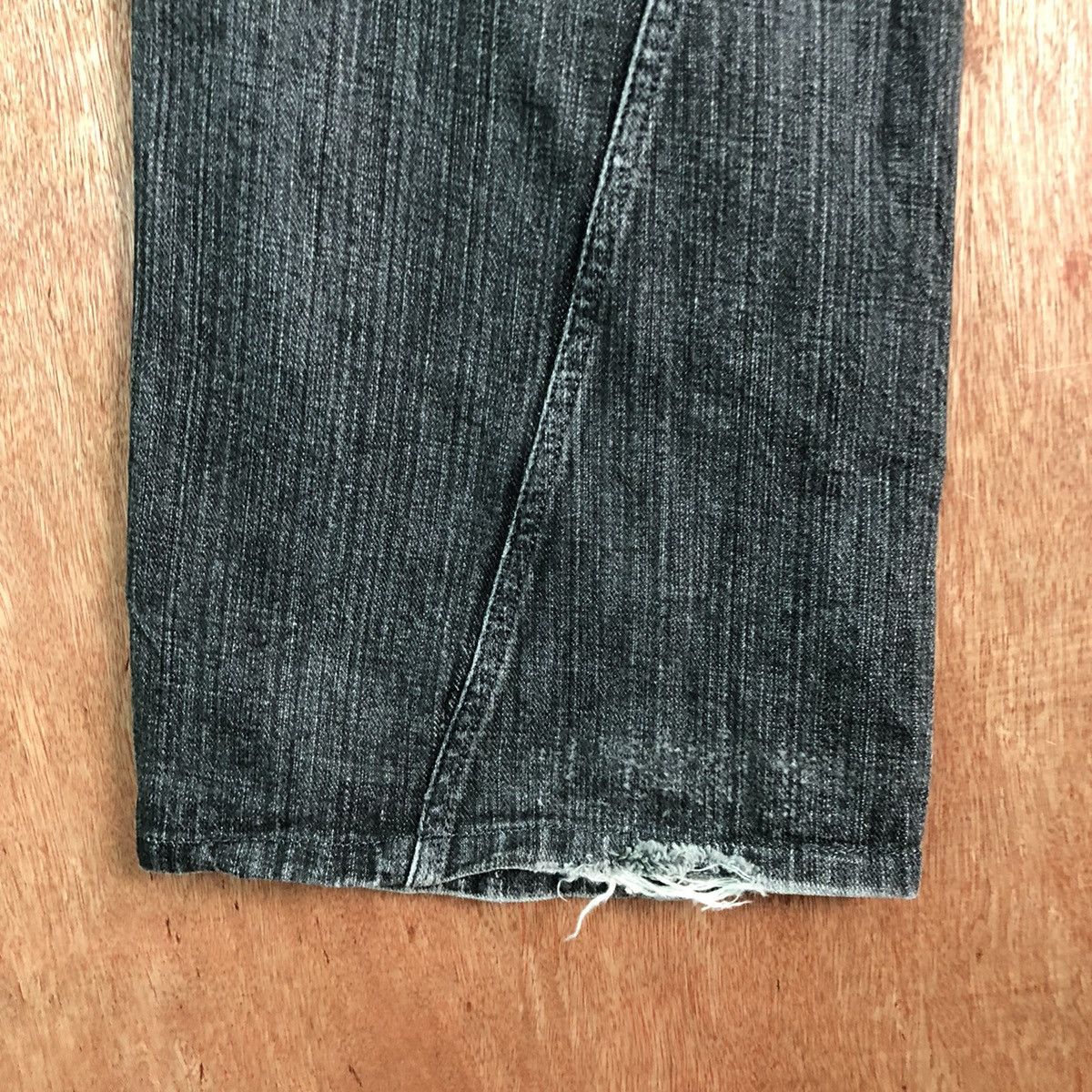 Japanese Brand × StraightFaded Takaiq Black Denim Jeans Pants #c251 Size US 34 / EU 50 - 8 Thumbnail