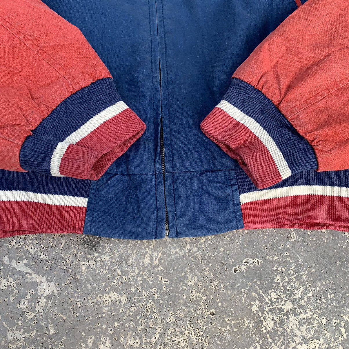 MLB VINTAGE 90s CLEVELAND INDIANS BOMBER JACKET EMBROIDERED LOGO Size US L / EU 52-54 / 3 - 9 Thumbnail
