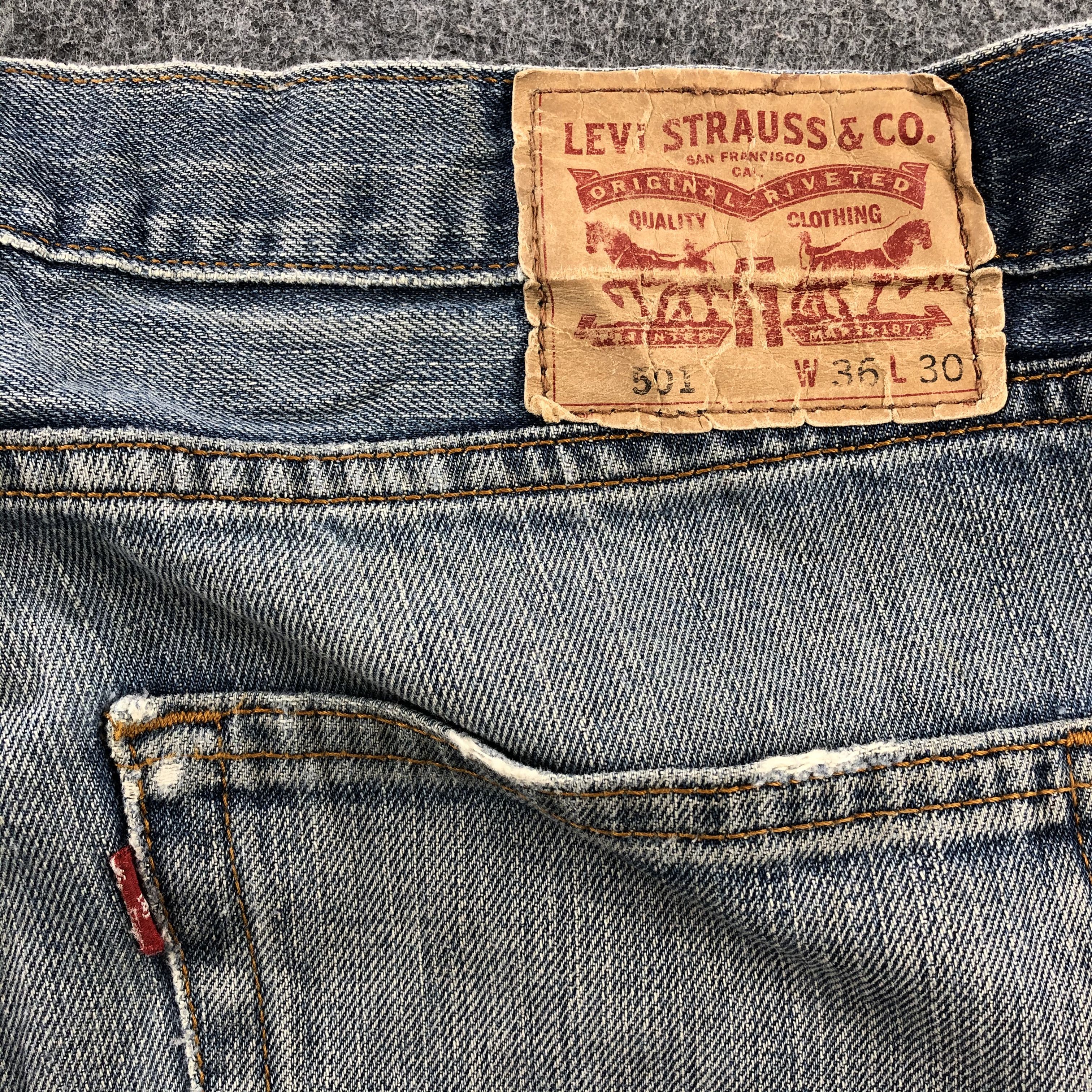 Levi's × Vintage Vintage Blue Wash Levis 501 Jeans-JM1789 Size US 38 / EU 54 - 7 Thumbnail