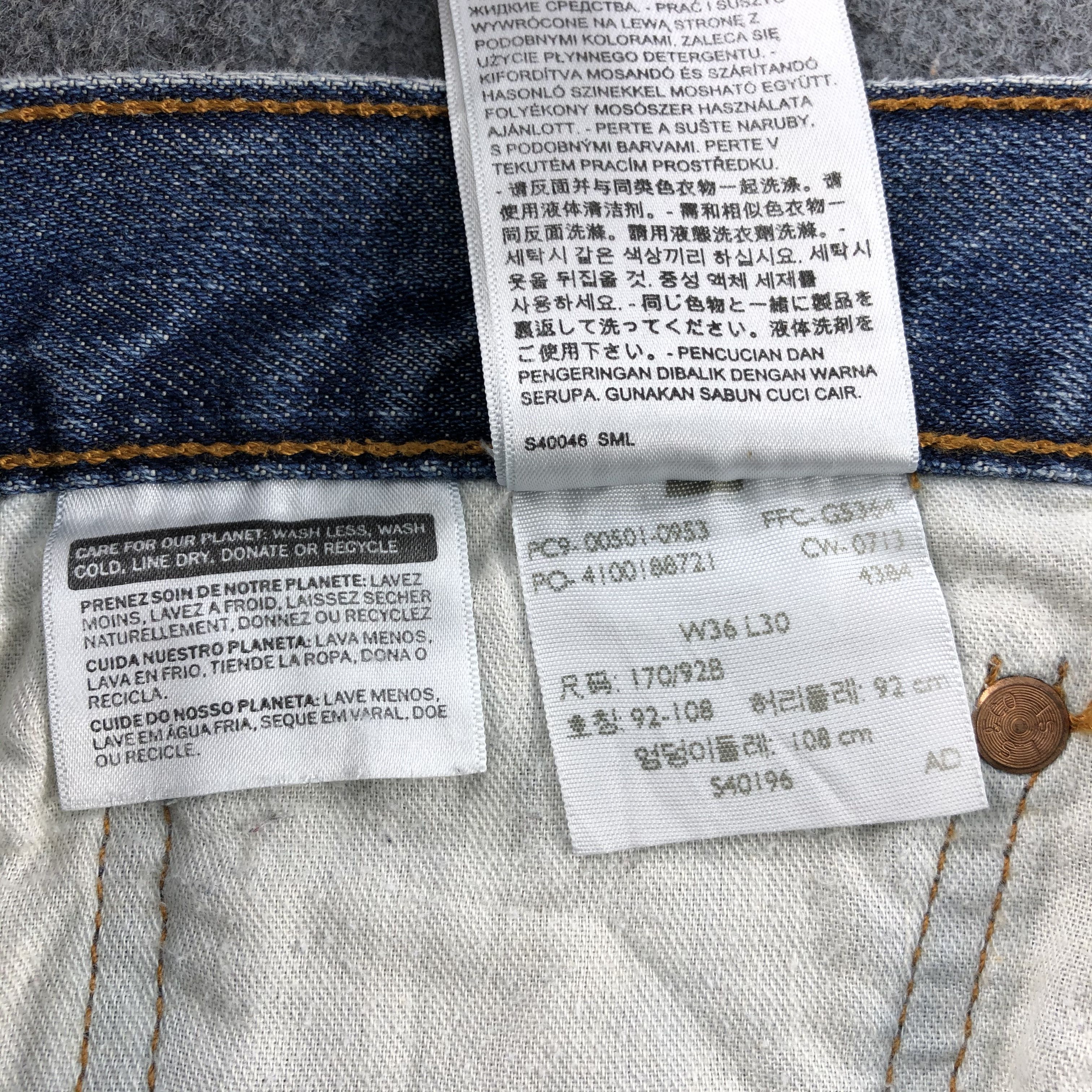 Levi's × Vintage Vintage Blue Wash Levis 501 Jeans-JM1789 Size US 38 / EU 54 - 6 Thumbnail