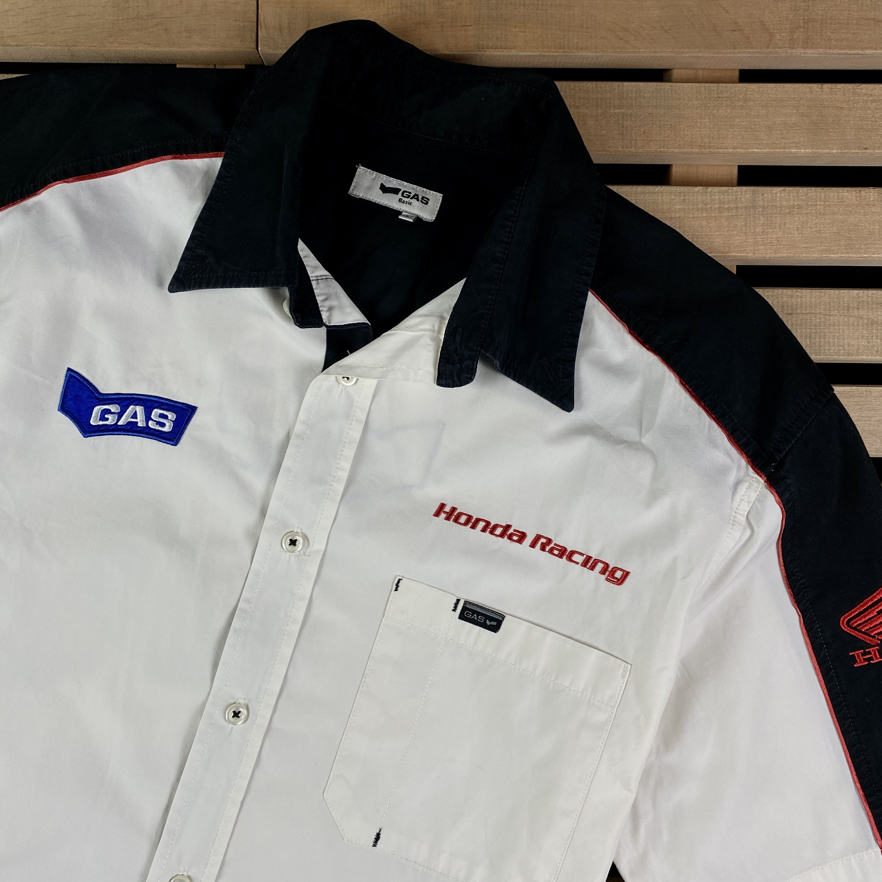 Honda Mens Racing Shirt Short Sleeve Honda Big Logo Back Size L Size US L / EU 52-54 / 3 - 2 Thumbnail