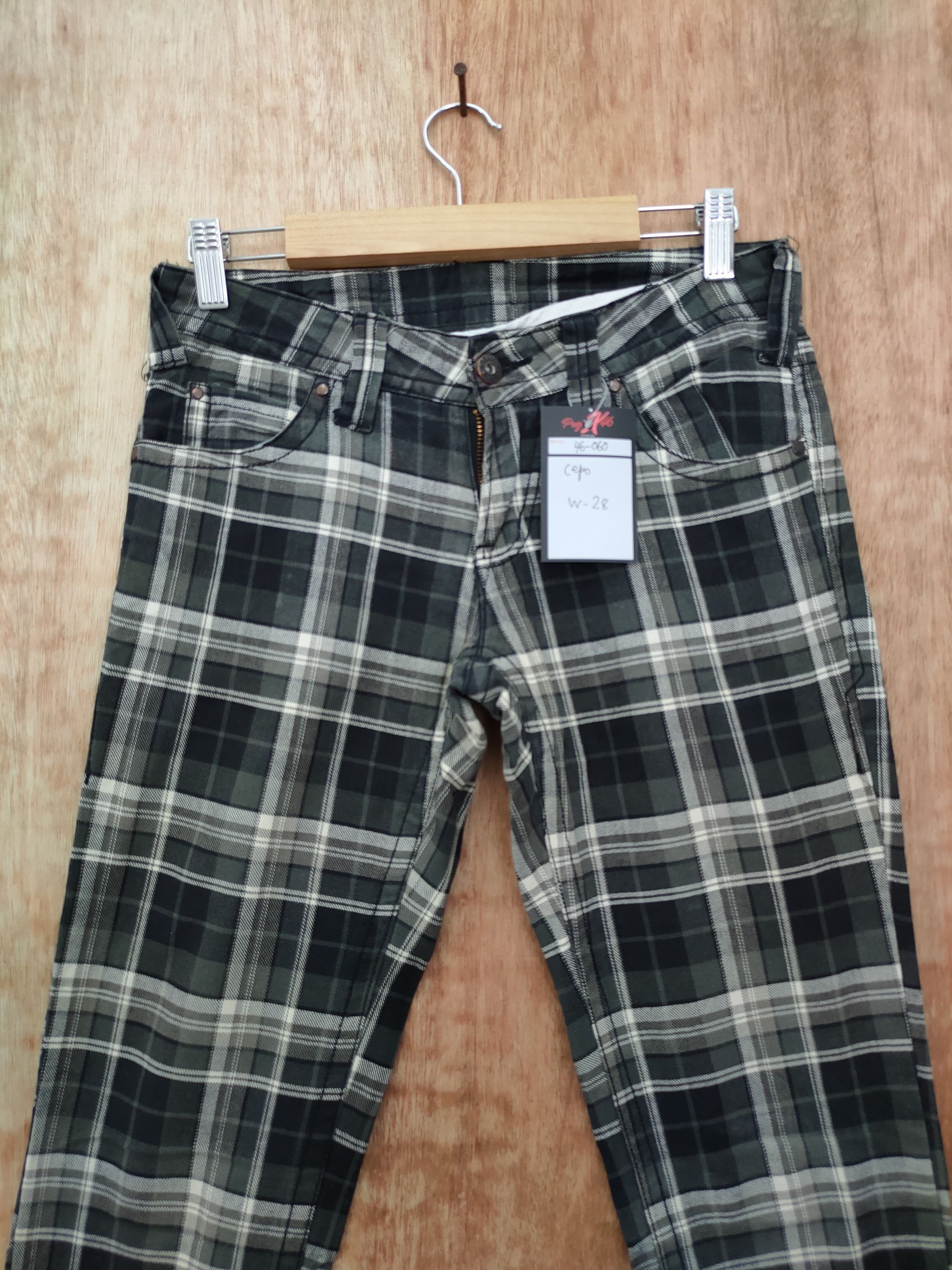 Japanese Brand DL Cepo checkered japan punk seditionaries pants #46-060 Size US 28 / EU 44 - 3 Thumbnail