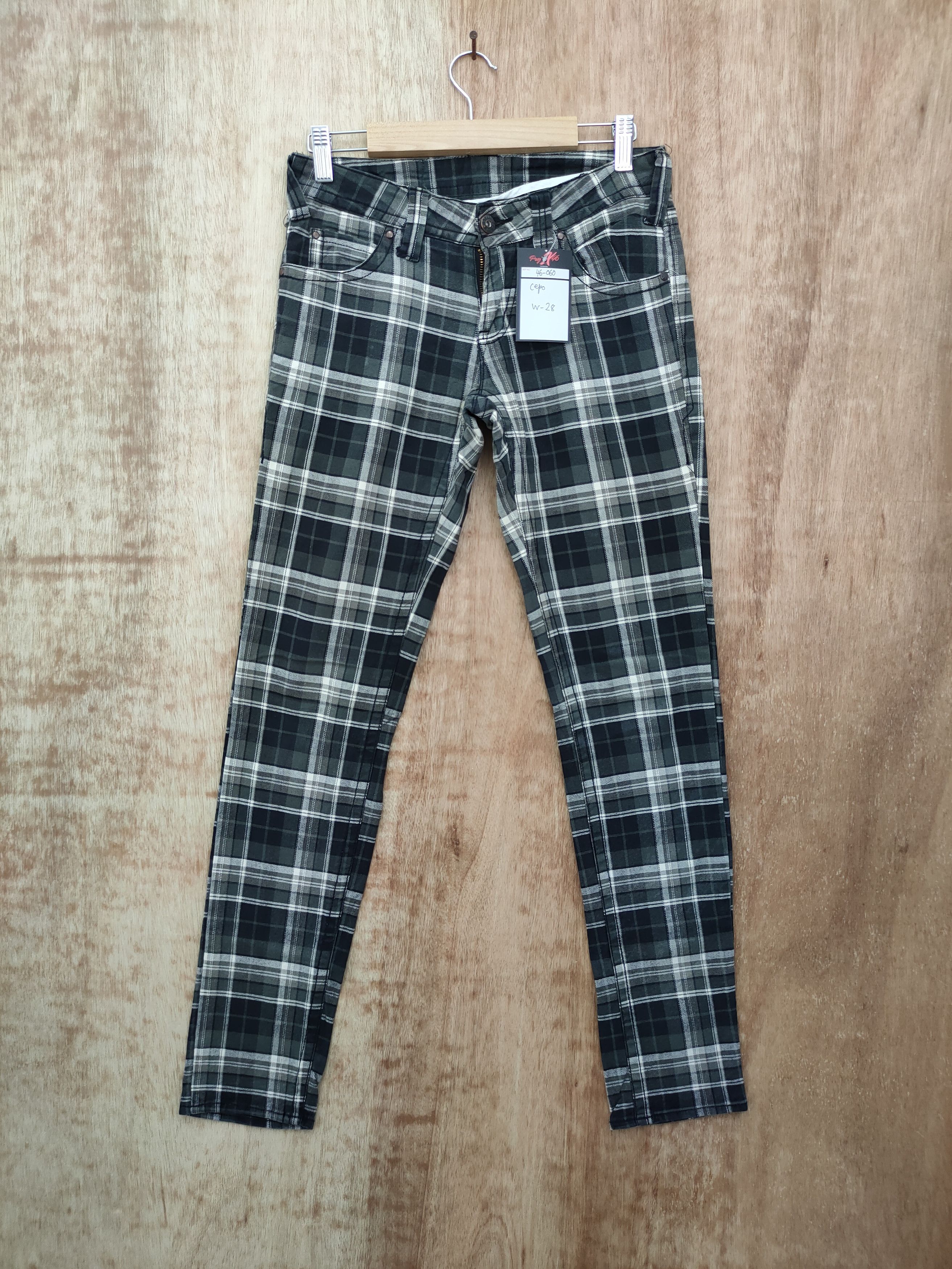 Japanese Brand DL Cepo checkered japan punk seditionaries pants #46-060 Size US 28 / EU 44 - 1 Thumbnail