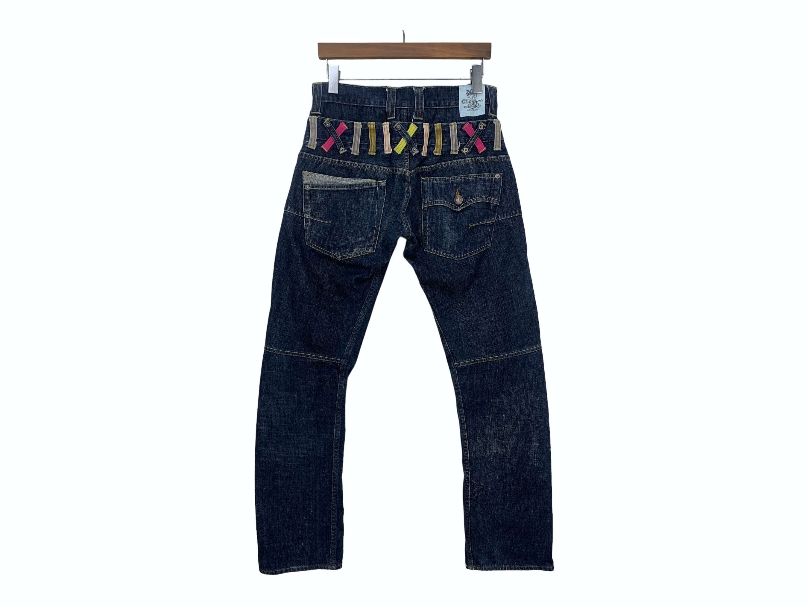 Japanese Brand Dominate Handcrafted Jeans Double Waist Distressed Jeans Size US 30 / EU 46 - 2 Thumbnail