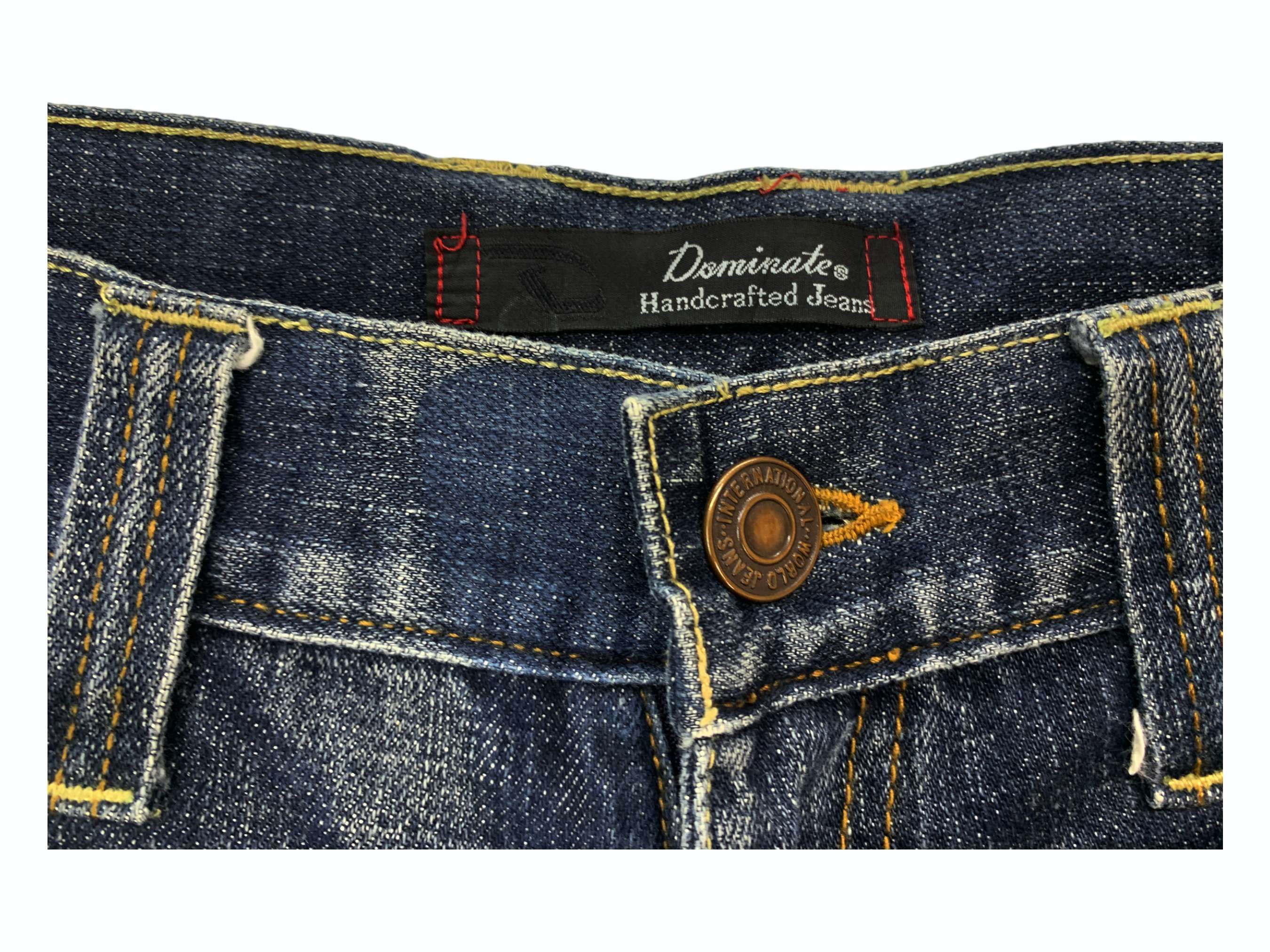 Japanese Brand Dominate Handcrafted Jeans Double Waist Distressed Jeans Size US 30 / EU 46 - 11 Thumbnail