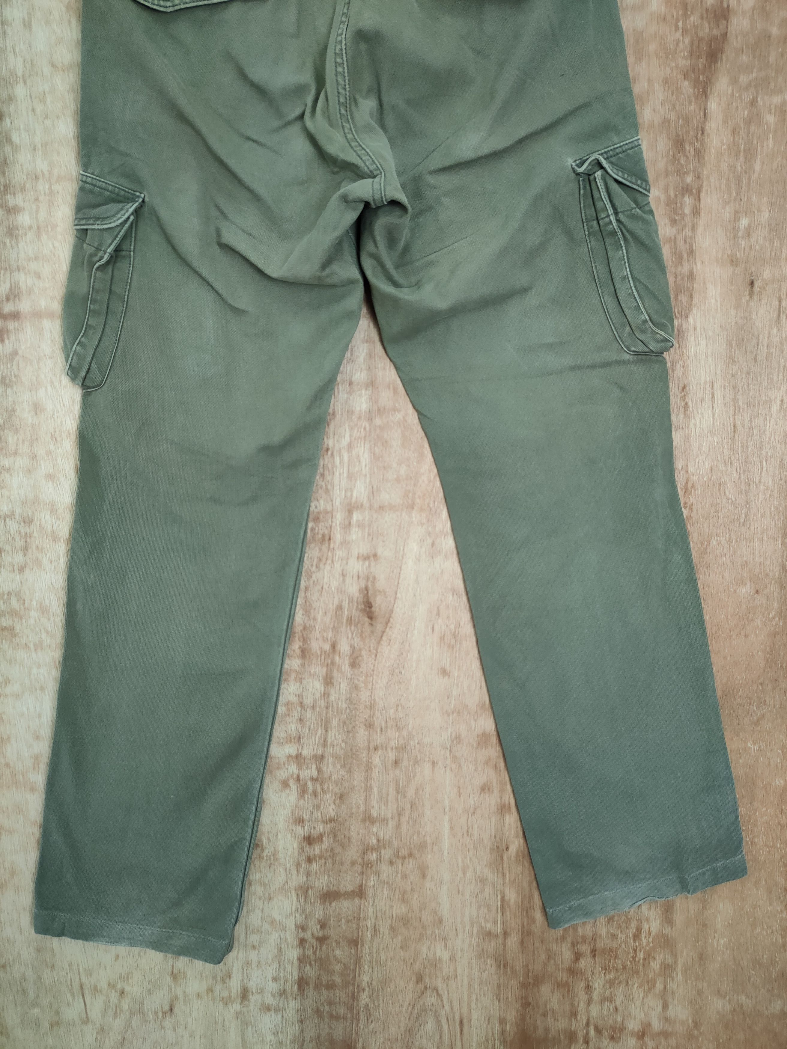 Japanese Brand Surplus BlueWay japan heavy green cargo pants #762DLL Size US 31 - 6 Thumbnail