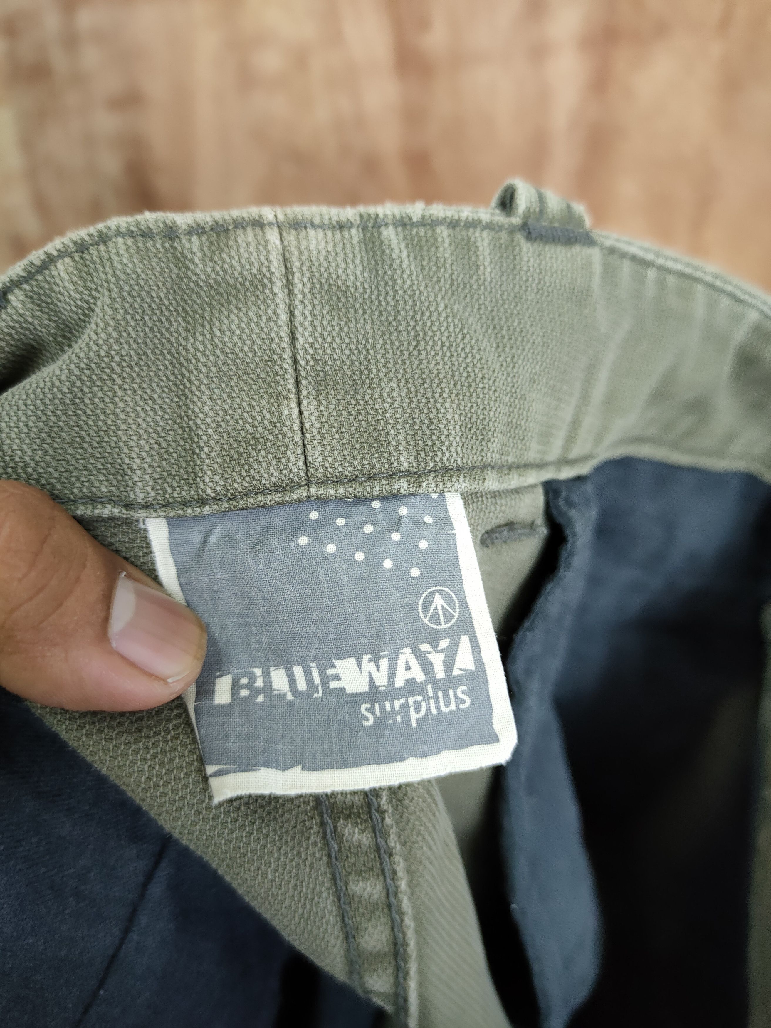 Japanese Brand Surplus BlueWay japan heavy green cargo pants #762DLL Size US 31 - 8 Thumbnail