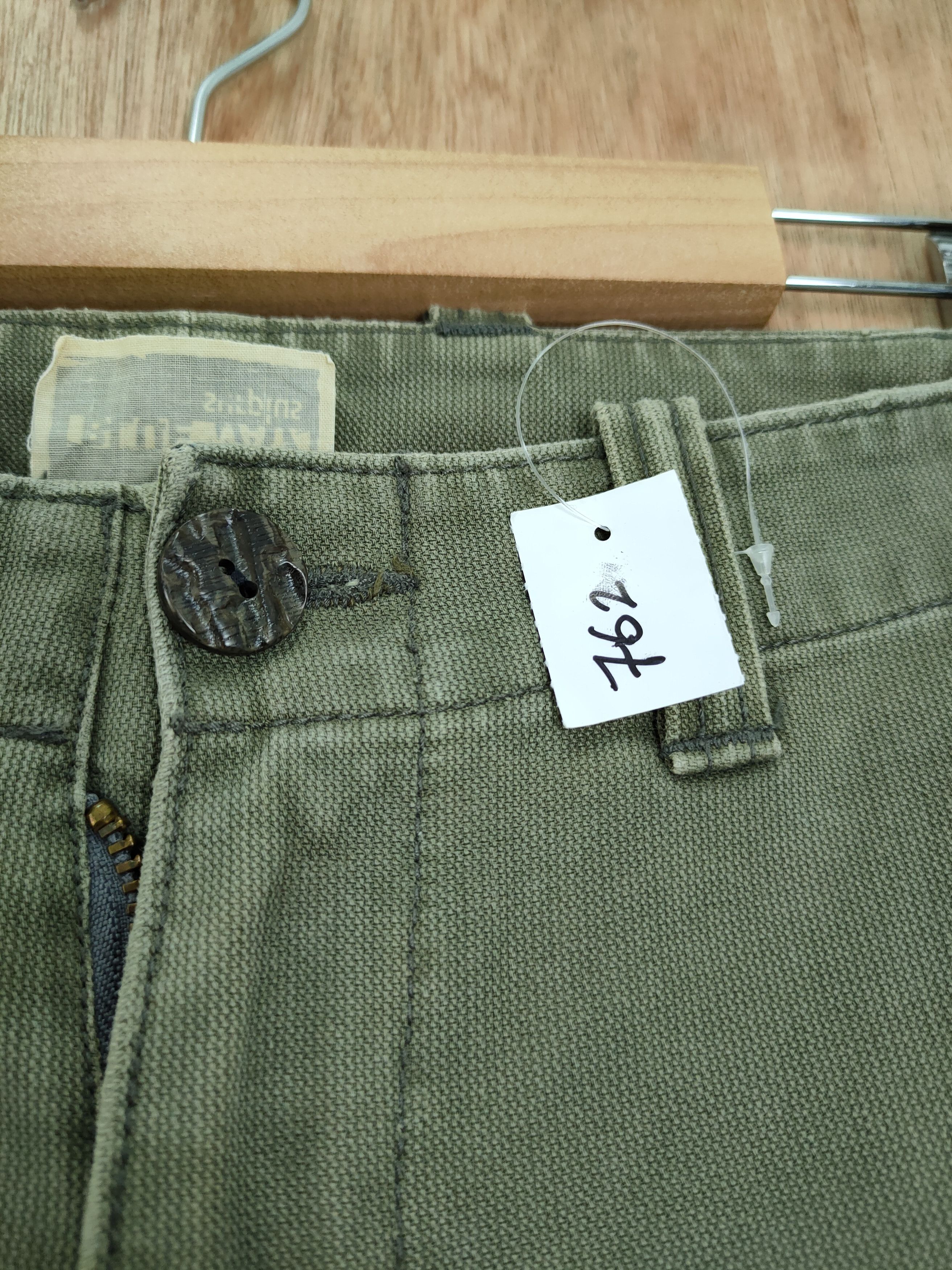 Japanese Brand Surplus BlueWay japan heavy green cargo pants #762DLL Size US 31 - 4 Thumbnail