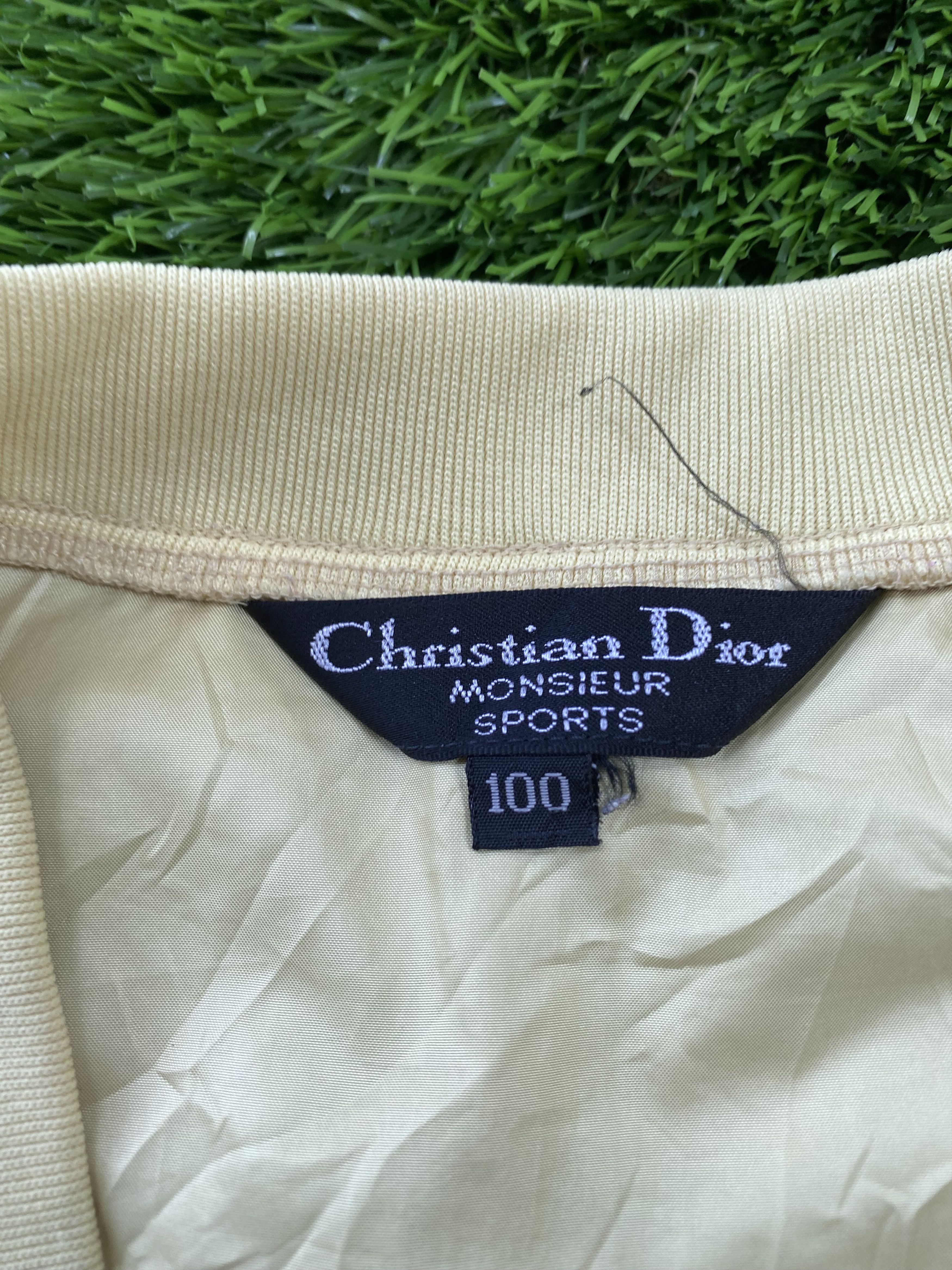 Christian Dior Monsieur Vintage 90s Christian Dior Vneck Light Jacket Size US L / EU 52-54 / 3 - 7 Thumbnail