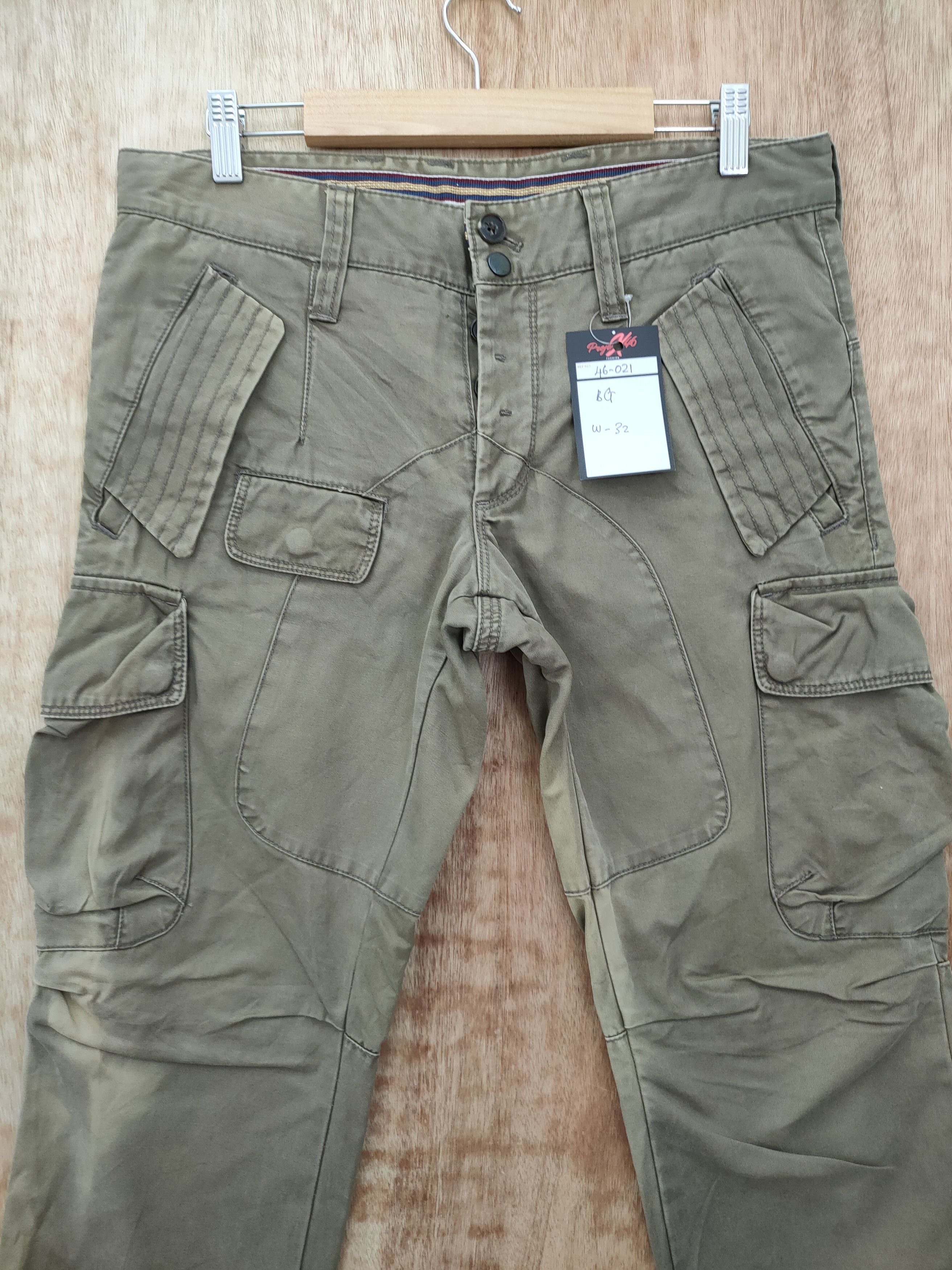 Japanese Brand DL BG Japan Faded tactical multipocket cargo pants #46-021 Size US 31 - 3 Thumbnail