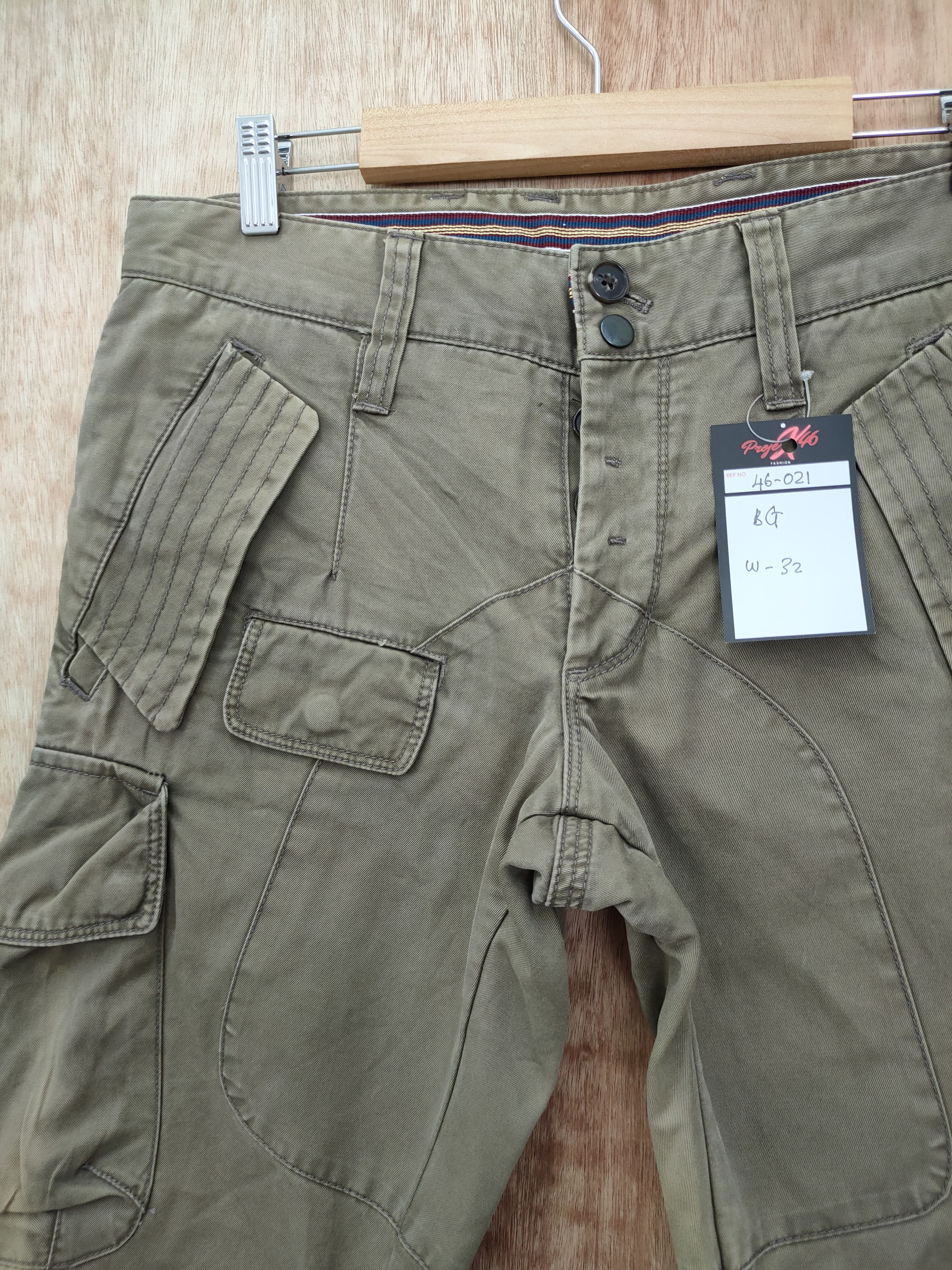 Japanese Brand DL BG Japan Faded tactical multipocket cargo pants #46-021 Size US 31 - 6 Thumbnail