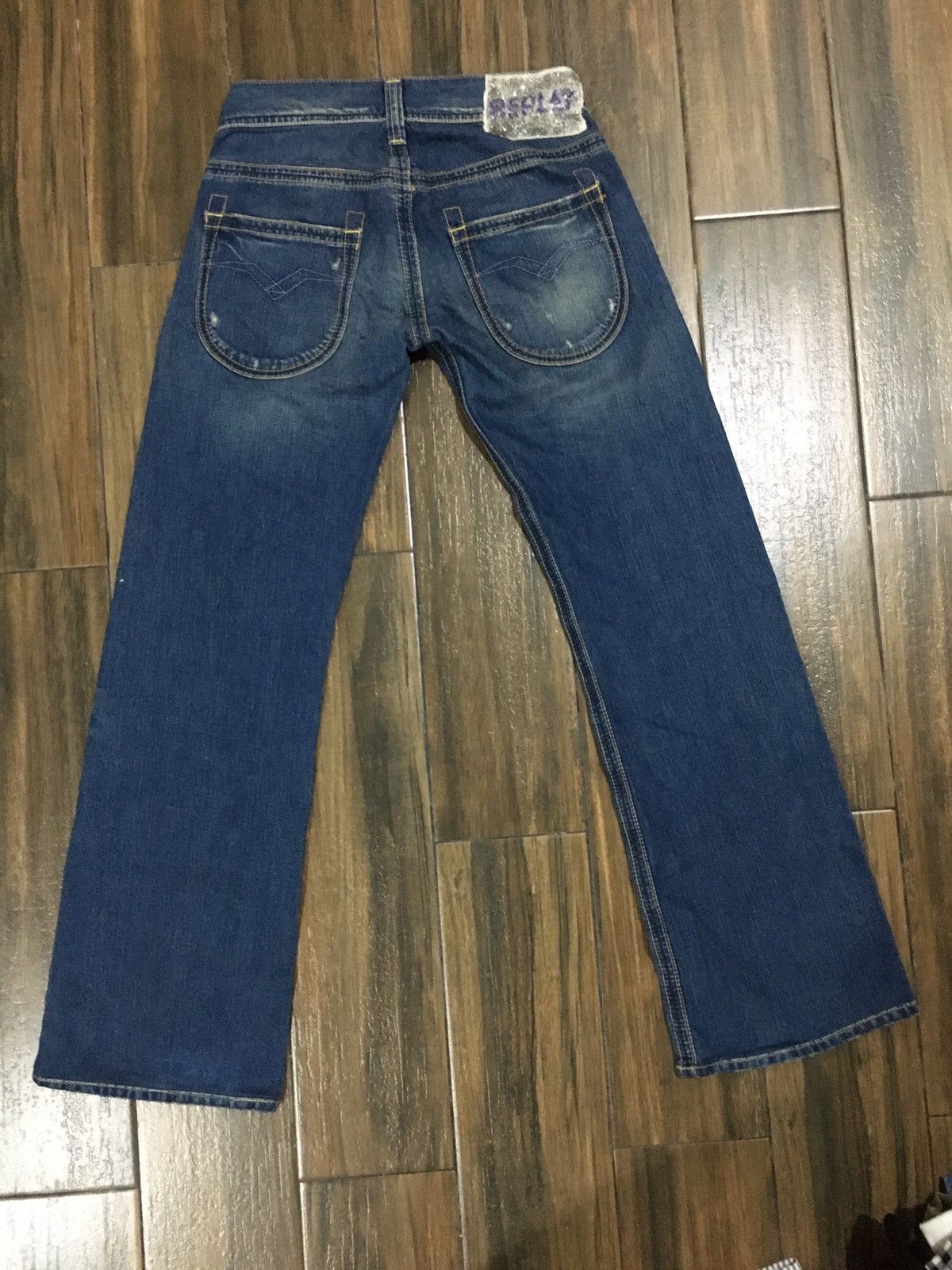Replay Replay Bootcut Flare Wide Leg Jeans 28x30 Size 28" / US 6 / IT 42 - 4 Thumbnail