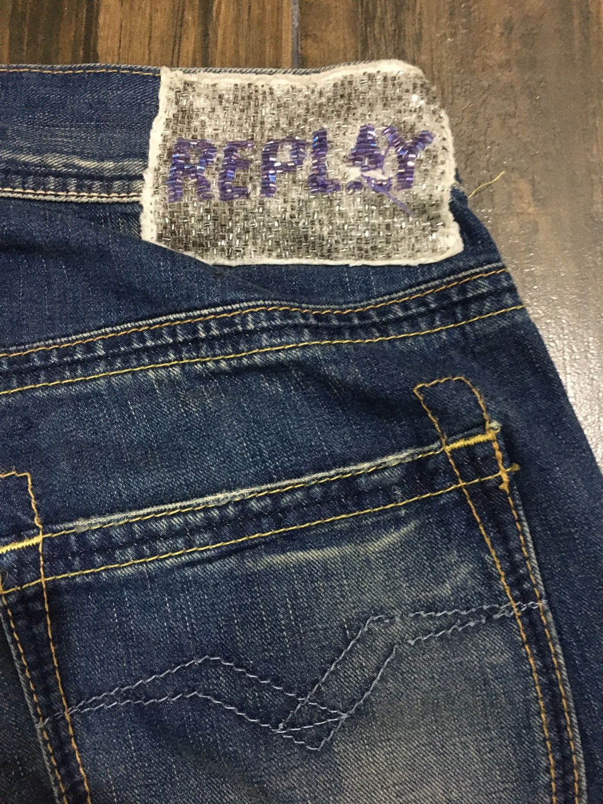 Replay Replay Bootcut Flare Wide Leg Jeans 28x30 Size 28" / US 6 / IT 42 - 8 Thumbnail