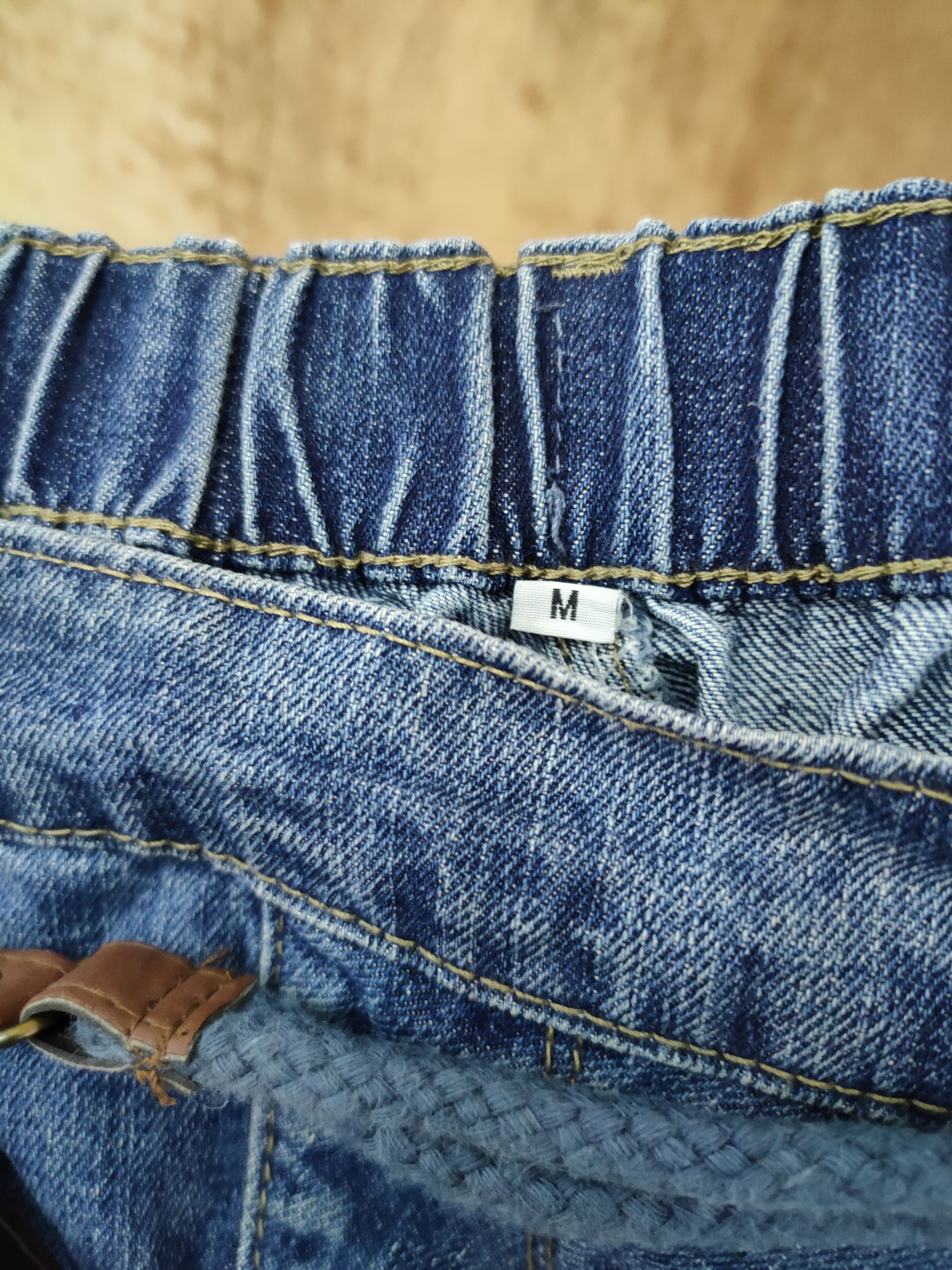 Japanese Brand DL Japan Custom patchwork denim jogger pants #46-004 Size 28" / US 6 / IT 42 - 10 Thumbnail