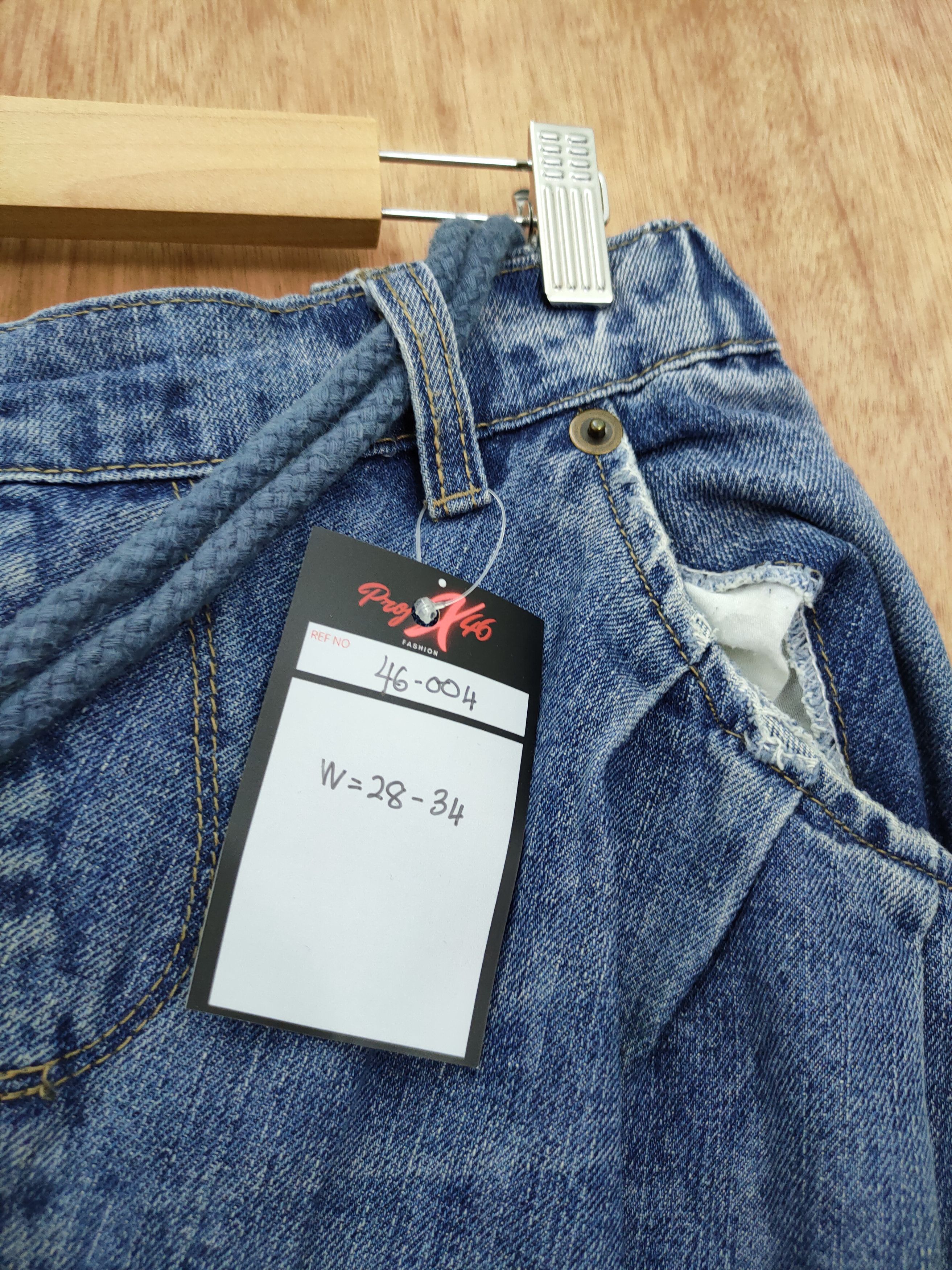 Japanese Brand DL Japan Custom patchwork denim jogger pants #46-004 Size 28" / US 6 / IT 42 - 5 Thumbnail