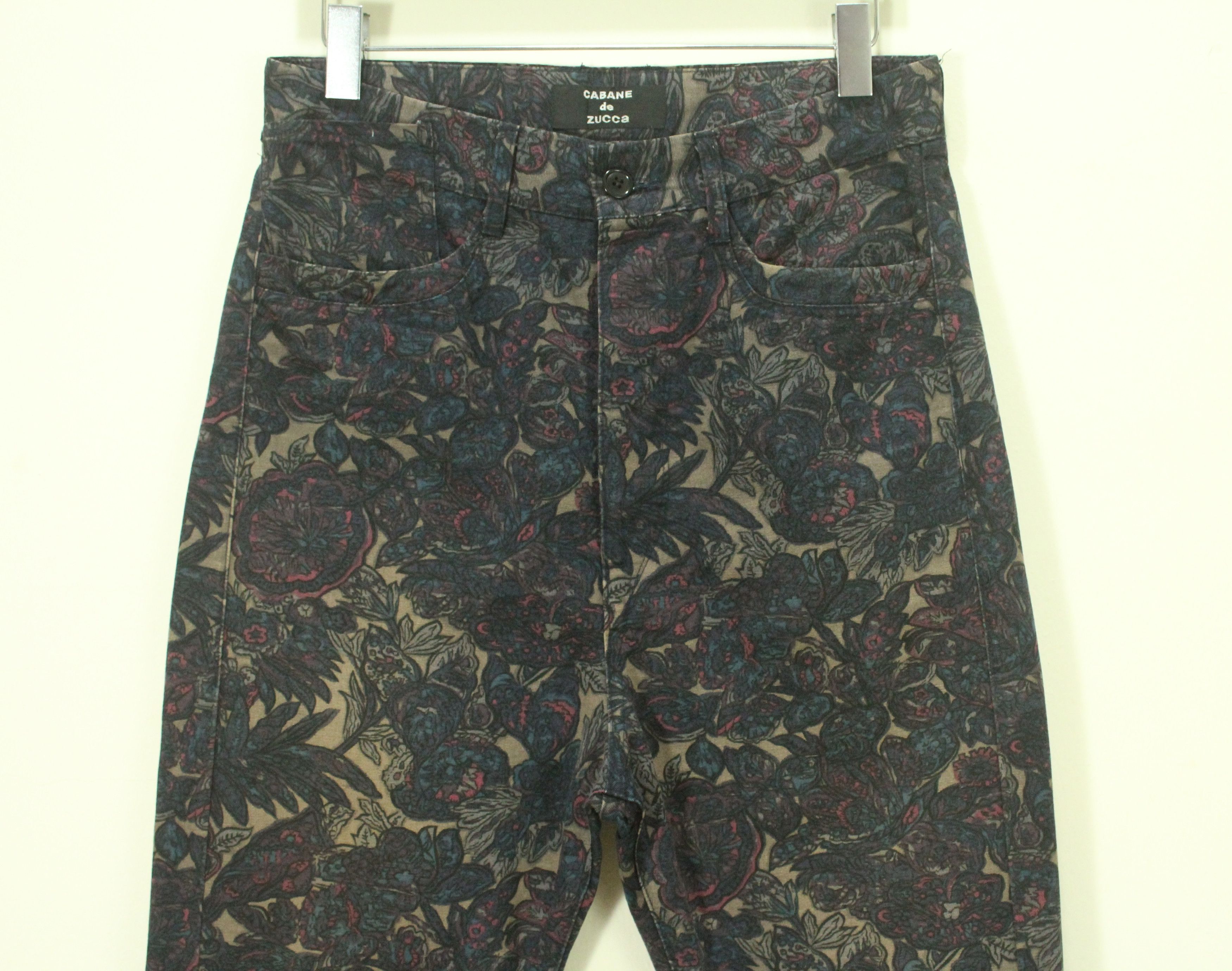 CABANE de ZUCCa CABANE DE ZUCCA Pants floral Drop Crotch Issey Miyake Style Size US 30 / EU 46 - 2 Thumbnail
