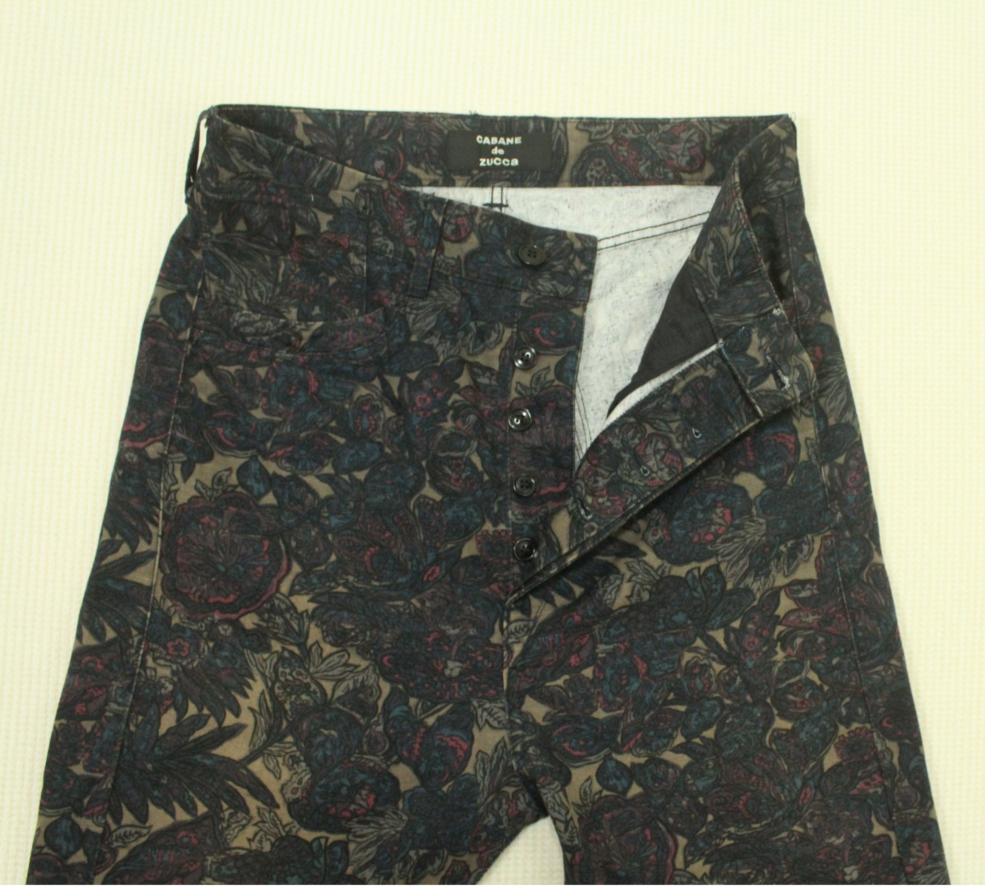 CABANE de ZUCCa CABANE DE ZUCCA Pants floral Drop Crotch Issey Miyake Style Size US 30 / EU 46 - 11 Thumbnail