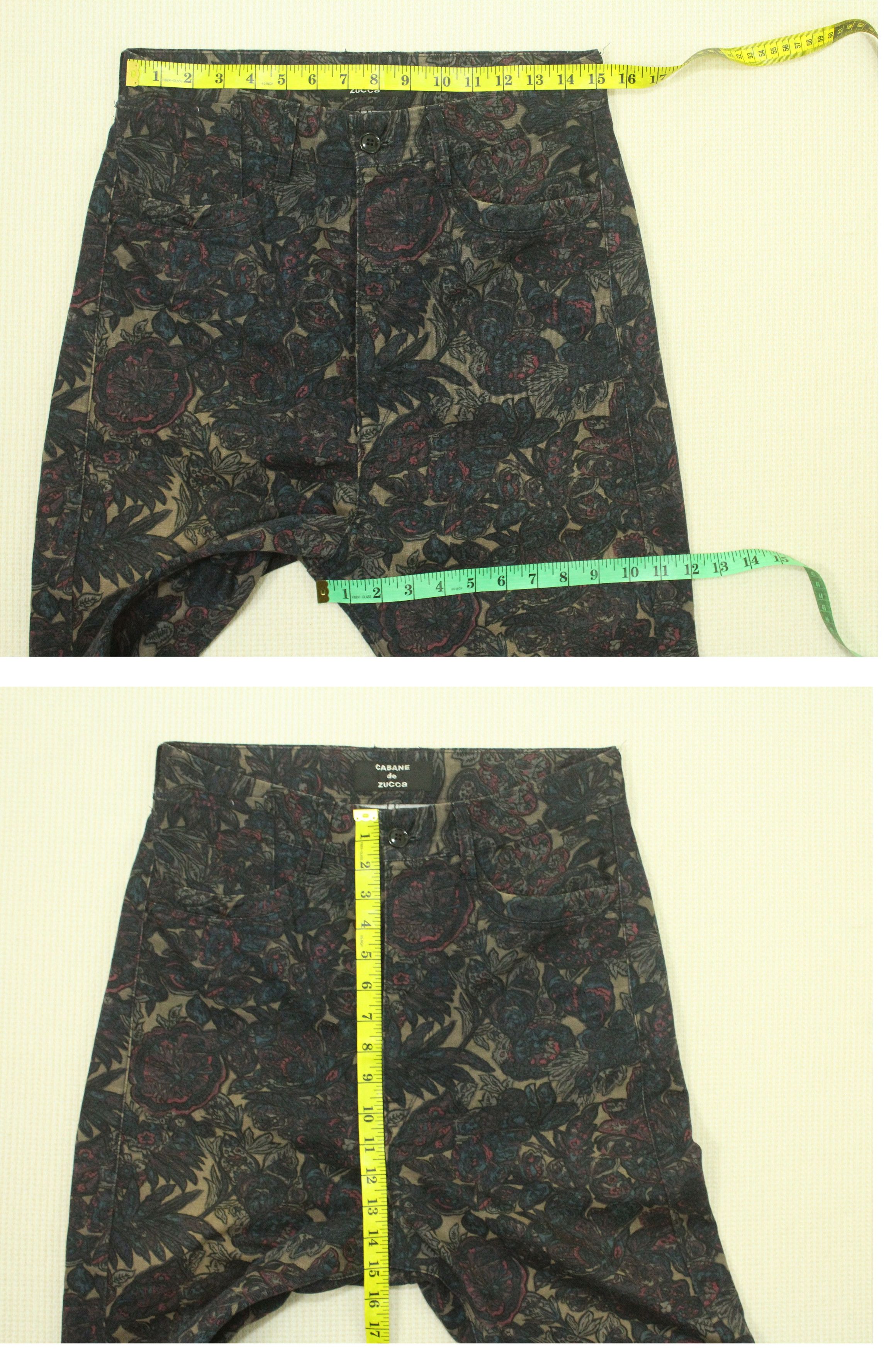 CABANE de ZUCCa CABANE DE ZUCCA Pants floral Drop Crotch Issey Miyake Style Size US 30 / EU 46 - 15 Thumbnail