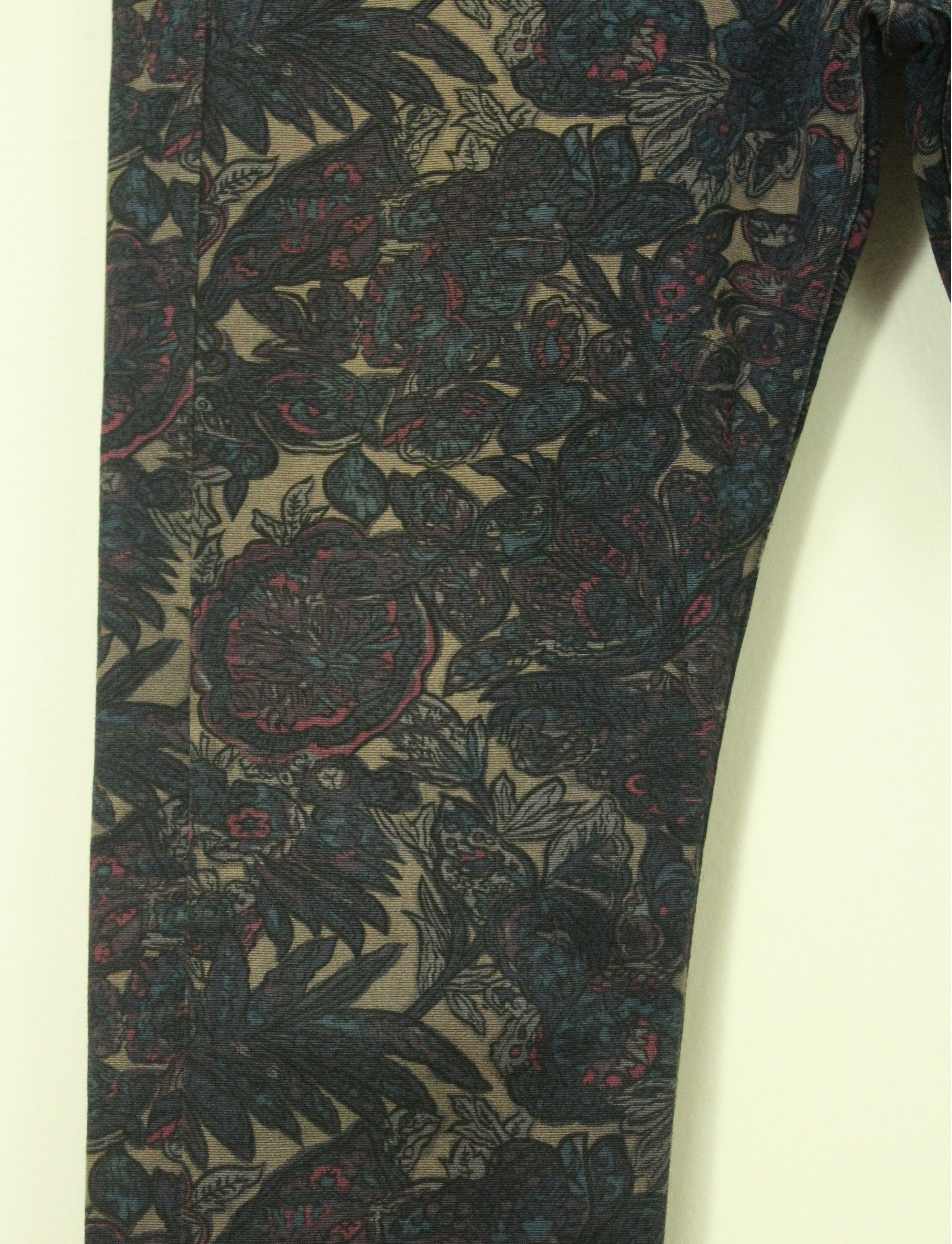 CABANE de ZUCCa CABANE DE ZUCCA Pants floral Drop Crotch Issey Miyake Style Size US 30 / EU 46 - 4 Thumbnail