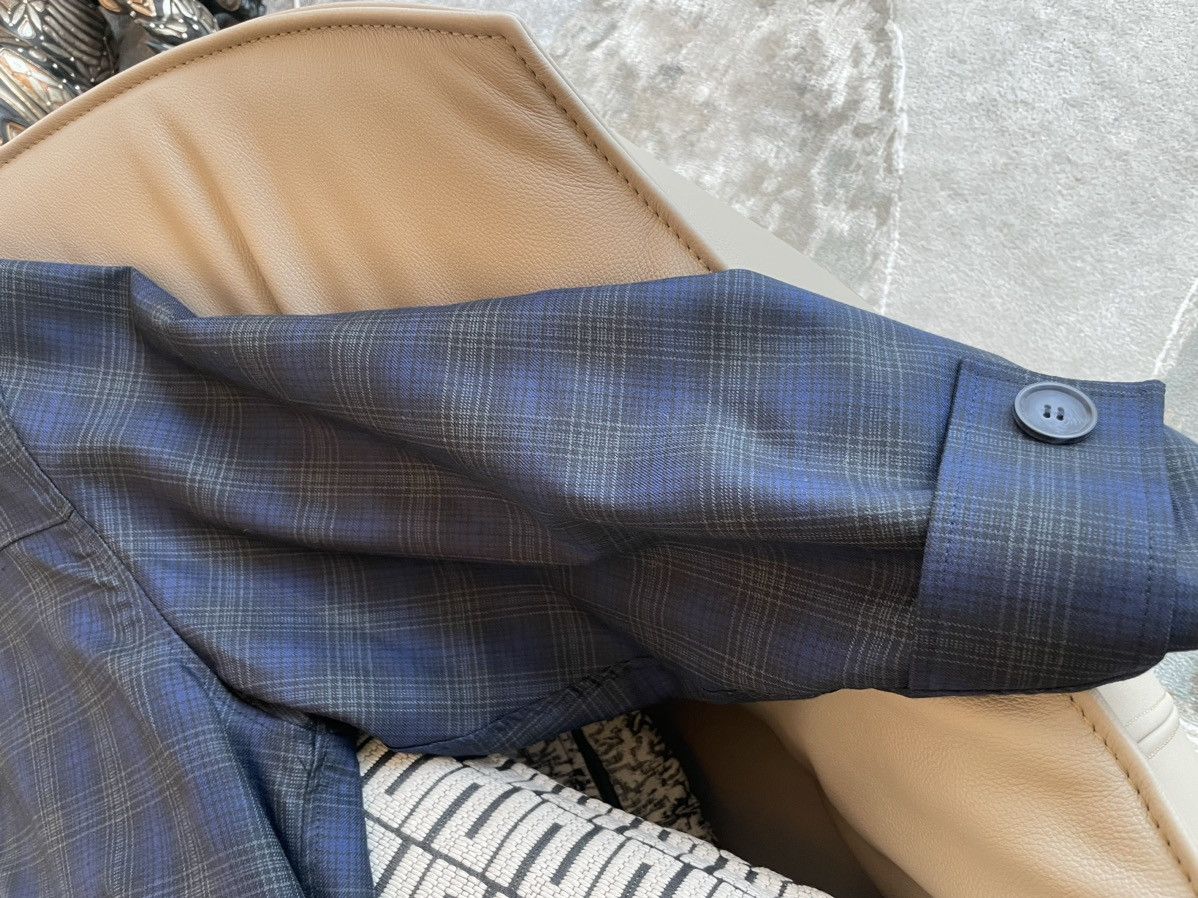 Grunge plaid coat