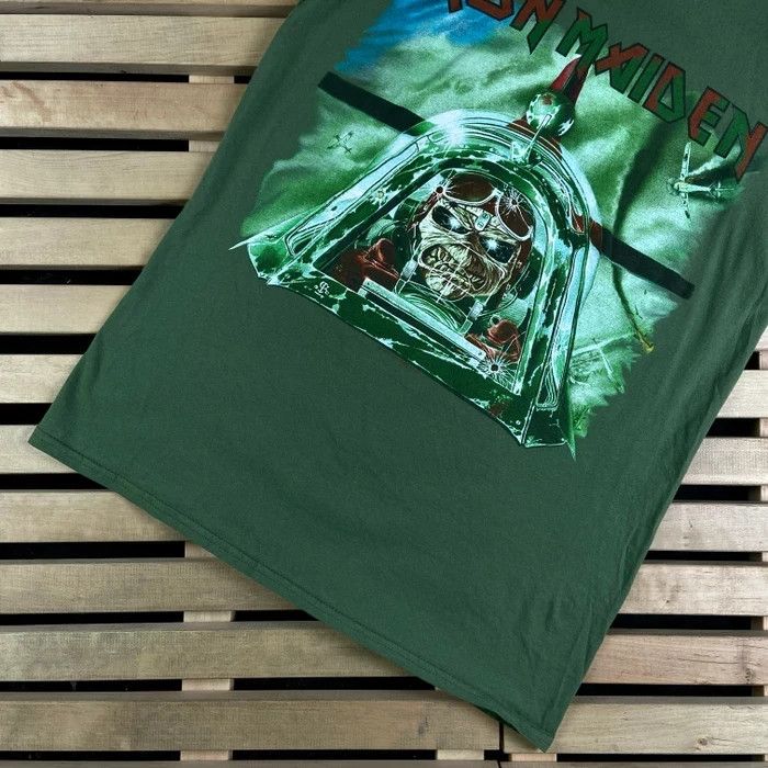 Band Tees × Iron Maiden × Vintage Vintage T Shirt Iron Maiden Rare Print Size Size M Size US M / EU 48-50 / 2 - 3 Thumbnail