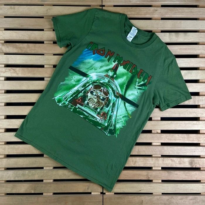 Band Tees × Iron Maiden × Vintage Vintage T Shirt Iron Maiden Rare Print Size Size M Size US M / EU 48-50 / 2 - 1 Thumbnail