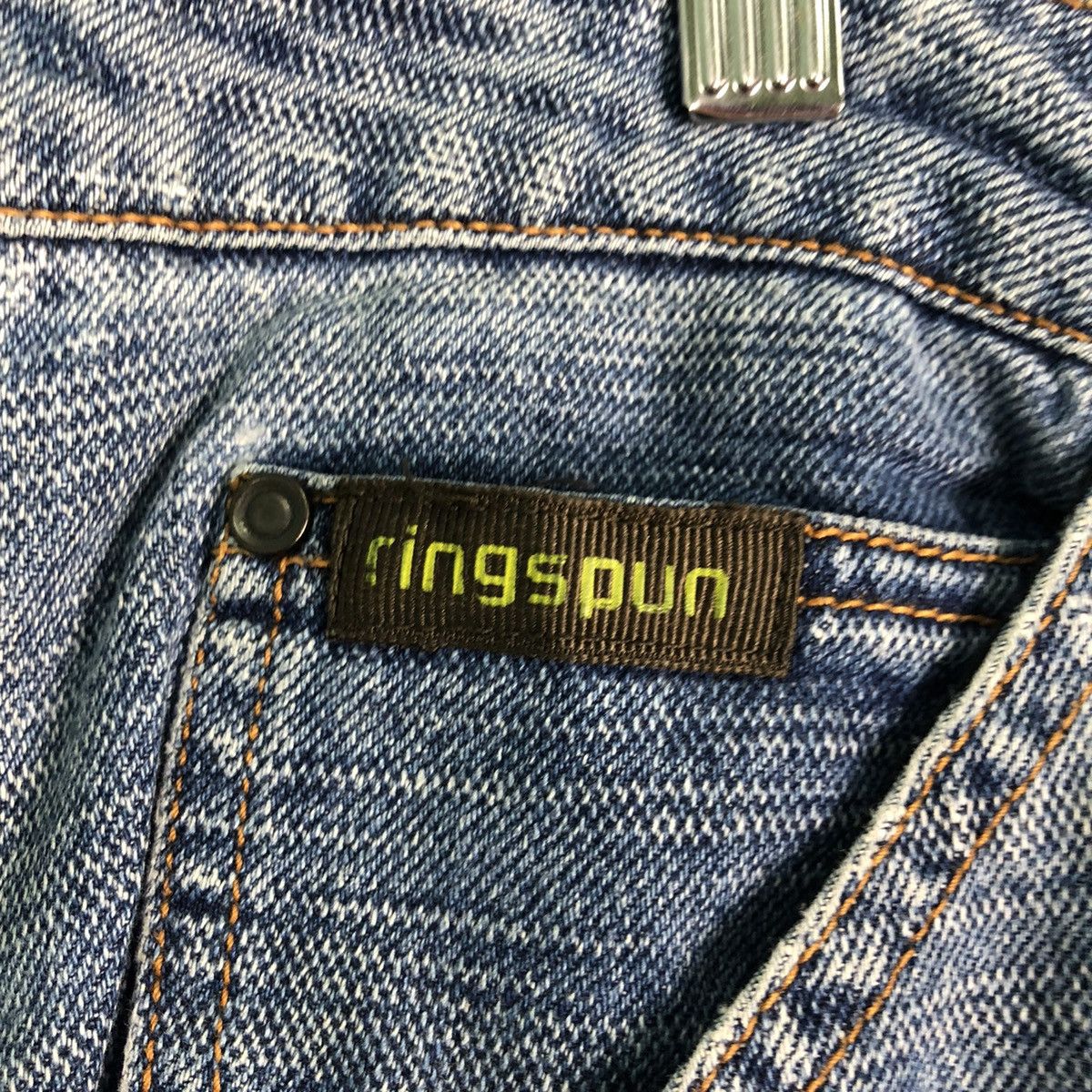 Ringspun DLL Ringspun Blue double knee Denim Jeans Pants #c136 Size US 31 - 7 Thumbnail