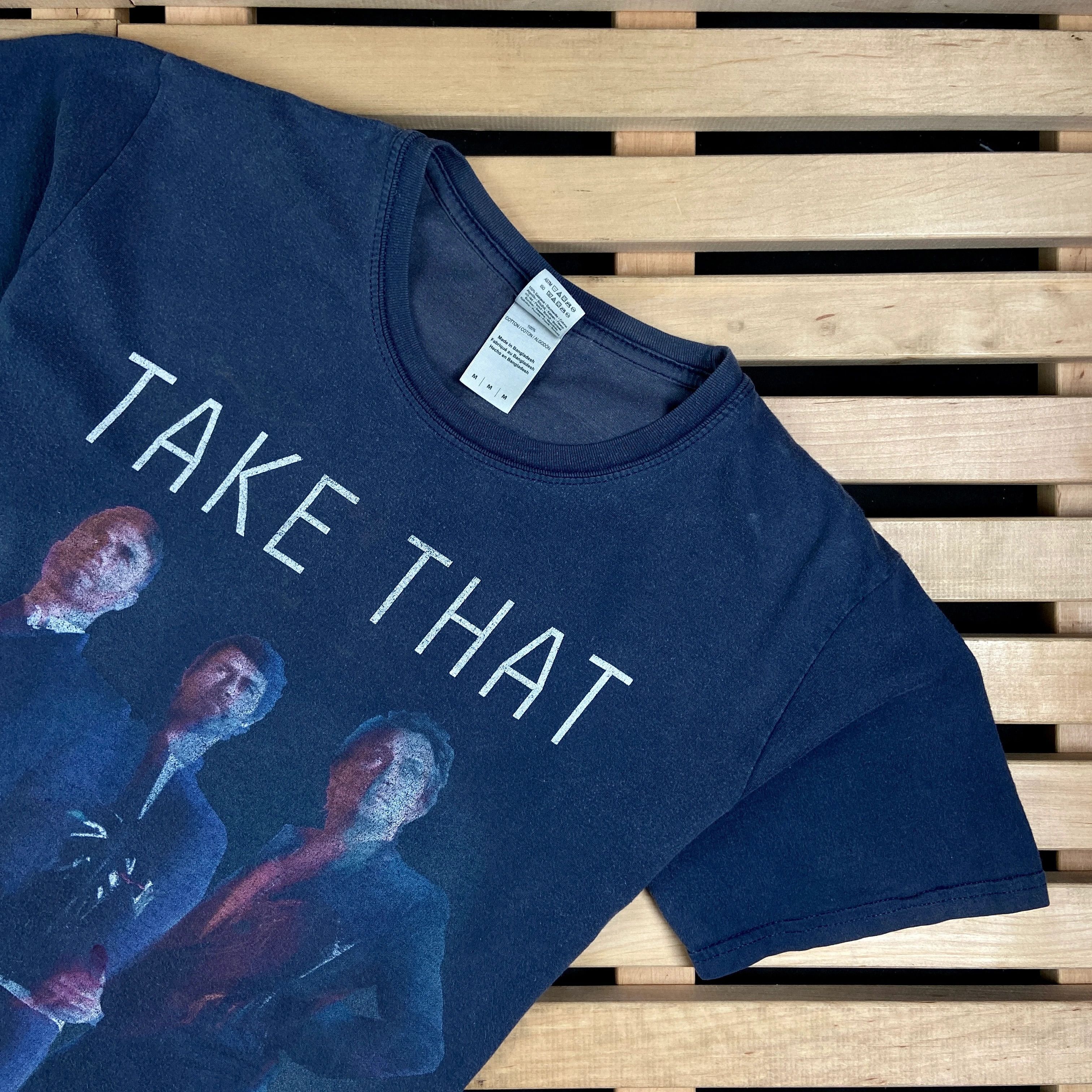 Band Tees × Vintage Mens Vintage T Shirt Take That Live Size M Size US M / EU 48-50 / 2 - 2 Thumbnail